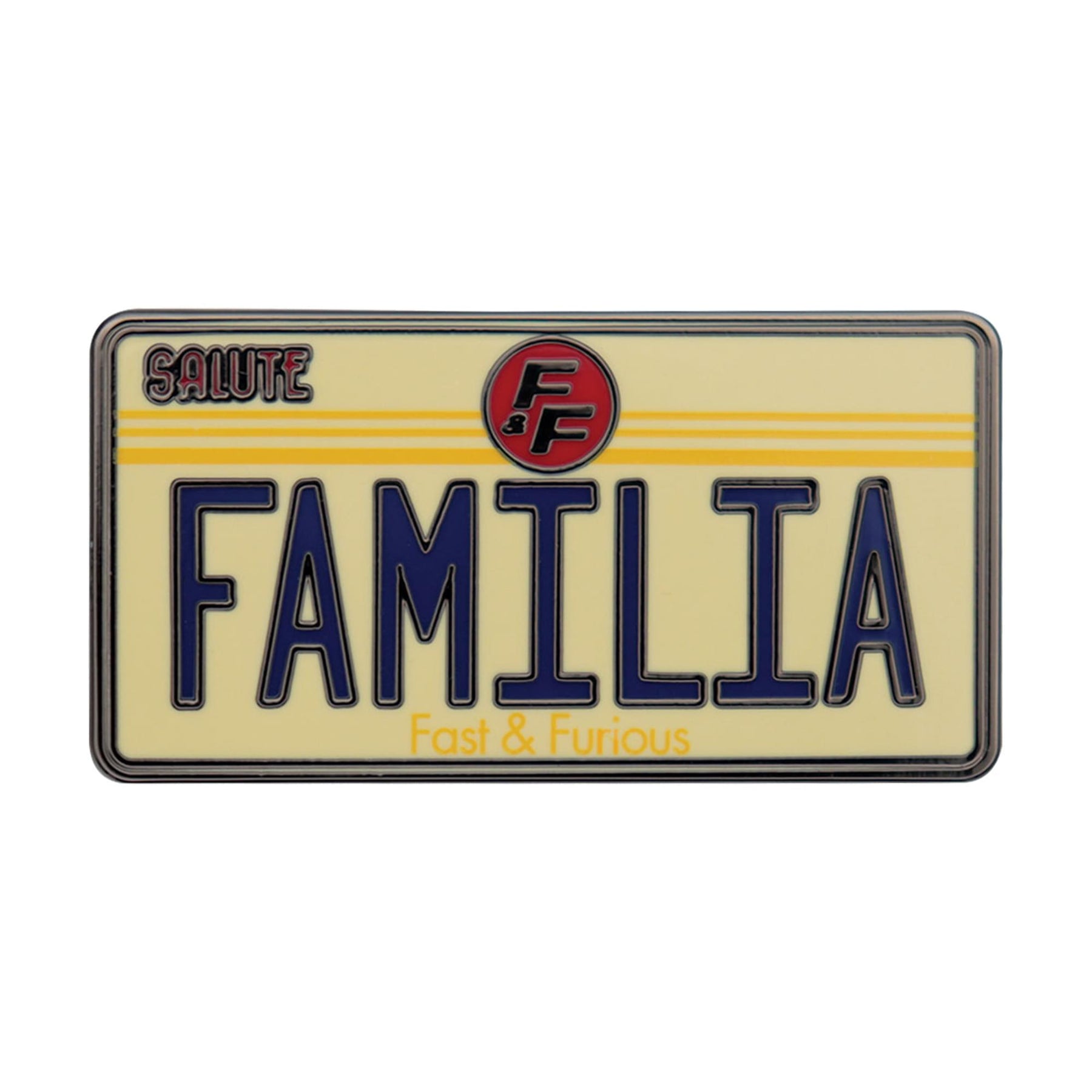 Fast & Furious "Familia" License Plate Limited Edition Enamel Pin