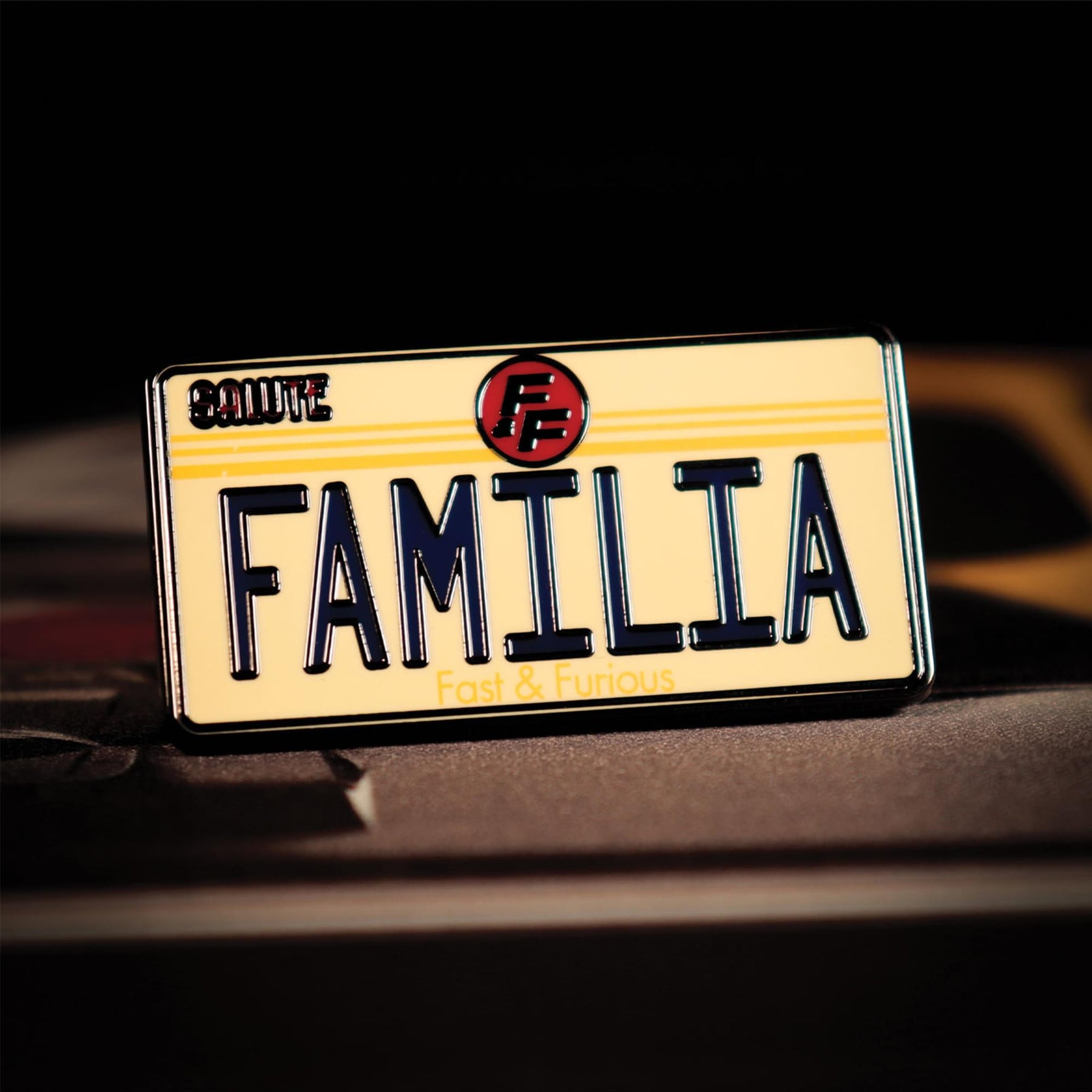 Fast & Furious "Familia" License Plate Limited Edition Enamel Pin
