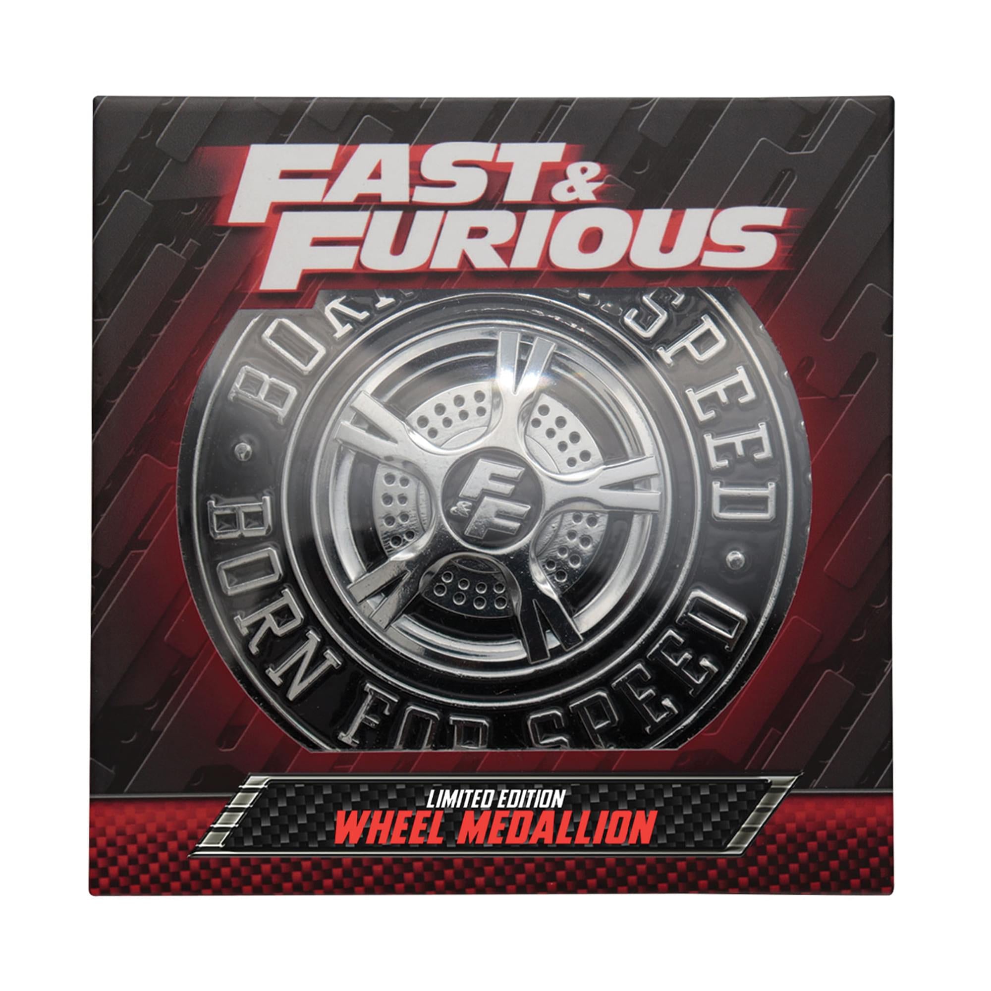 Fast & Furious "Born for Speed" Limited Edition Embossed Metal Medallion