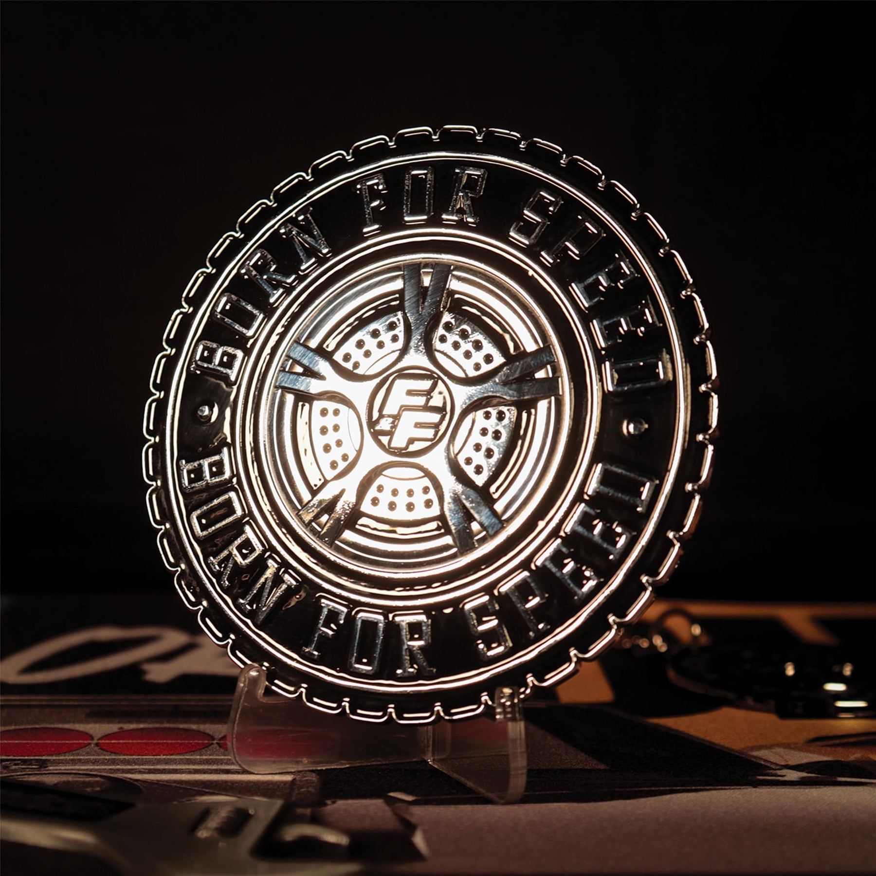 Fast & Furious "Born for Speed" Limited Edition Embossed Metal Medallion