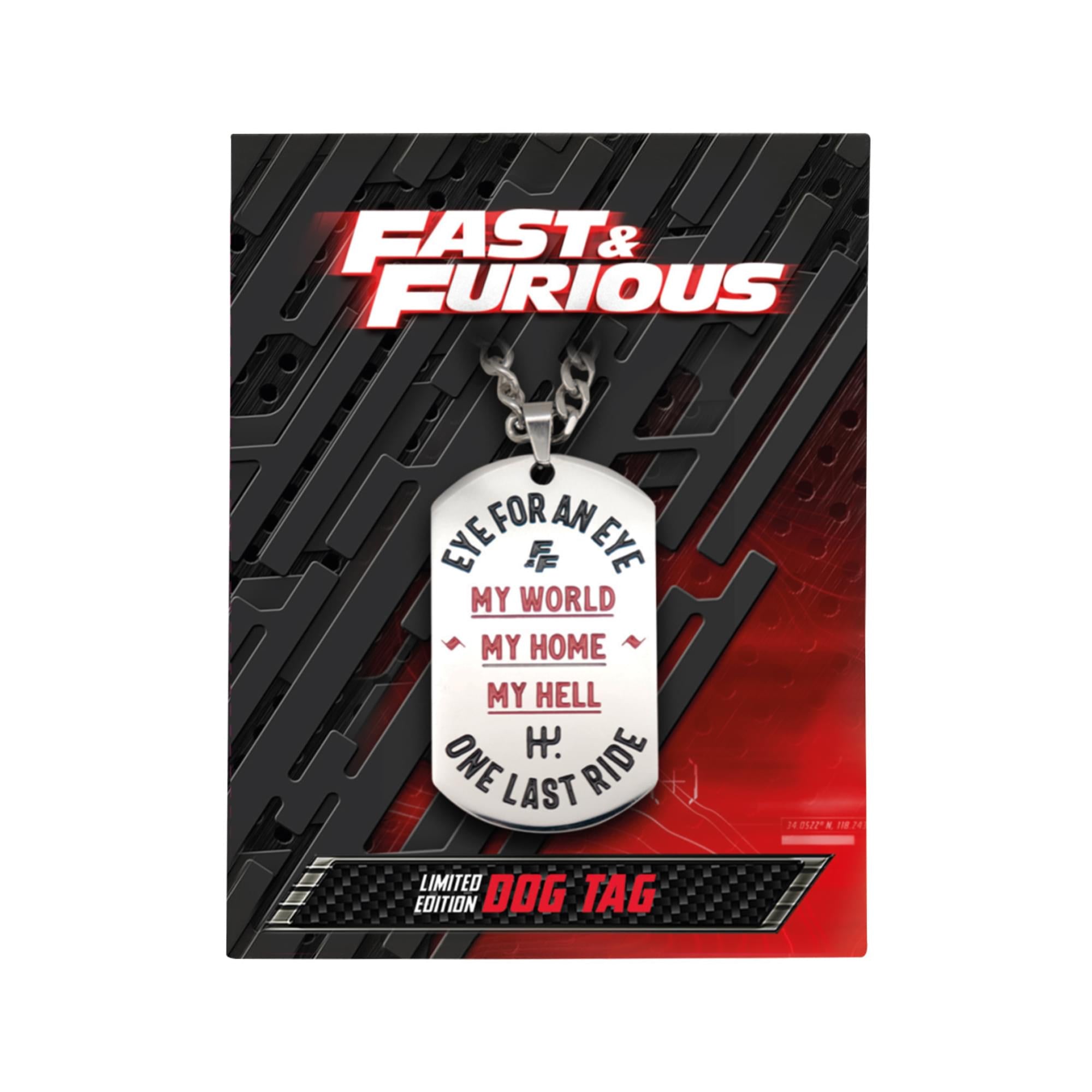Fast & Furious "One Last Ride" Limited Edition Stainless Steel Dog Tag