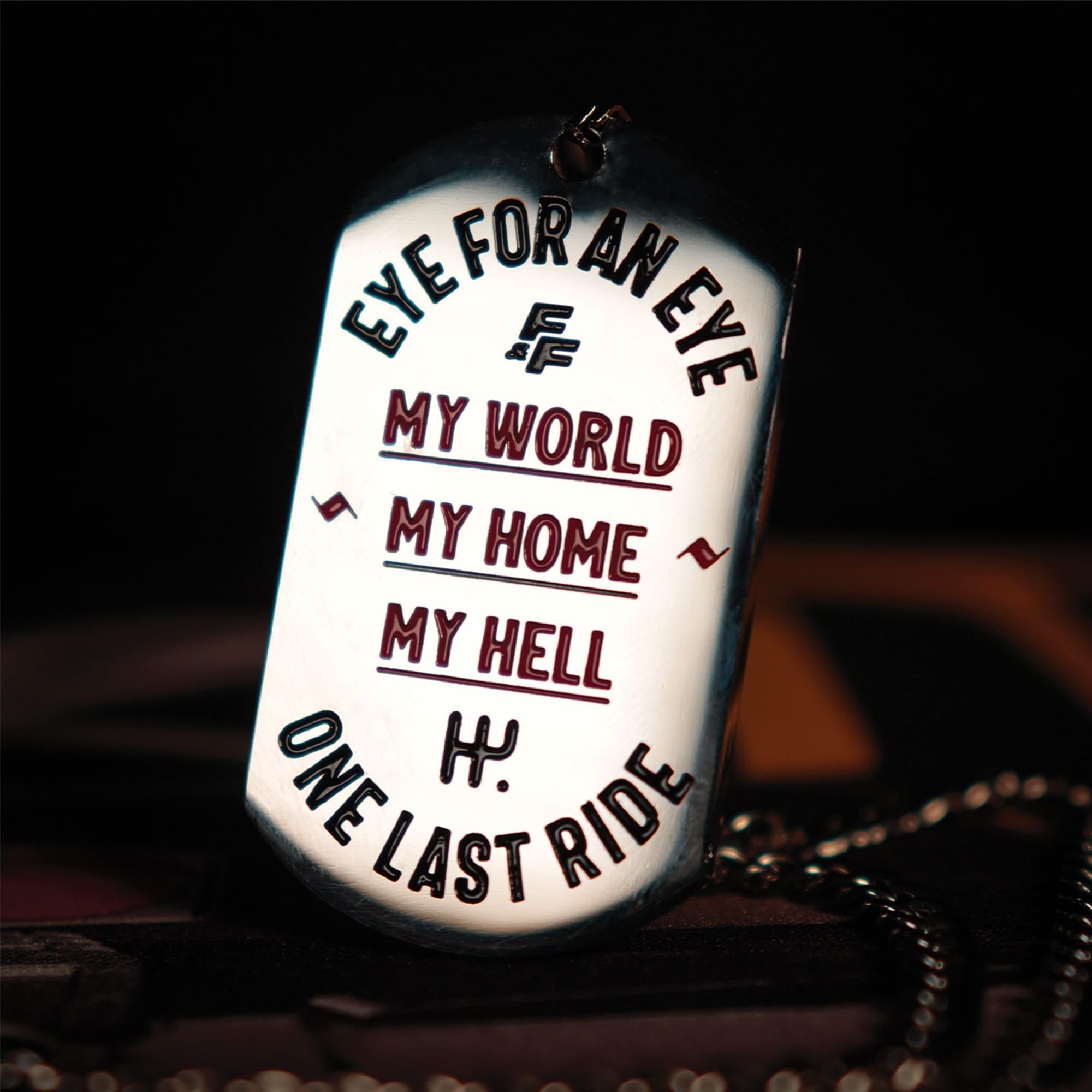 Fast & Furious "One Last Ride" Limited Edition Stainless Steel Dog Tag