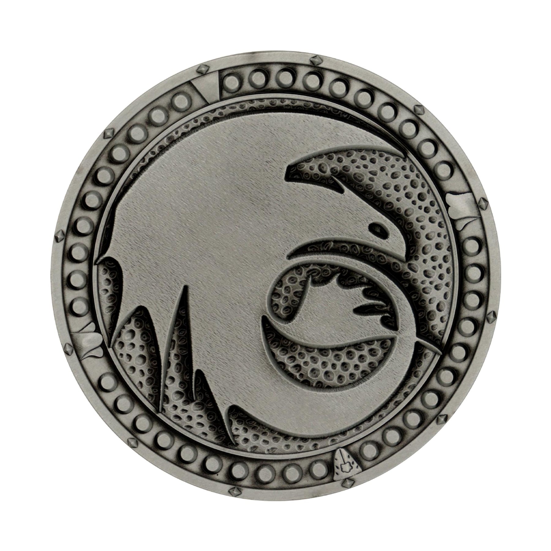 How To Train Your Dragon Toothless and Hiccup Limited Edition Metal Medallion