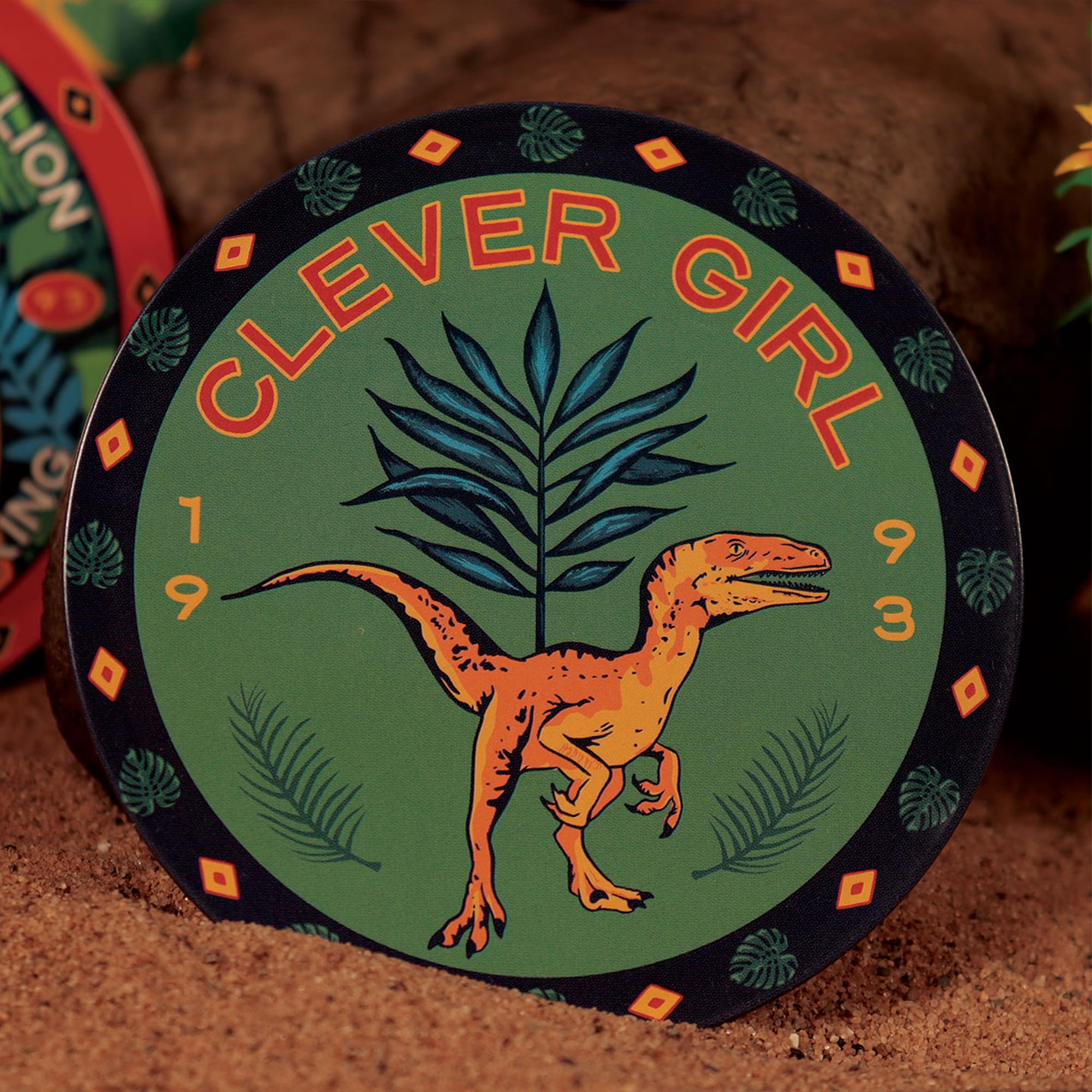 Jurassic Park 4-Piece Printed Drink Coaster Set