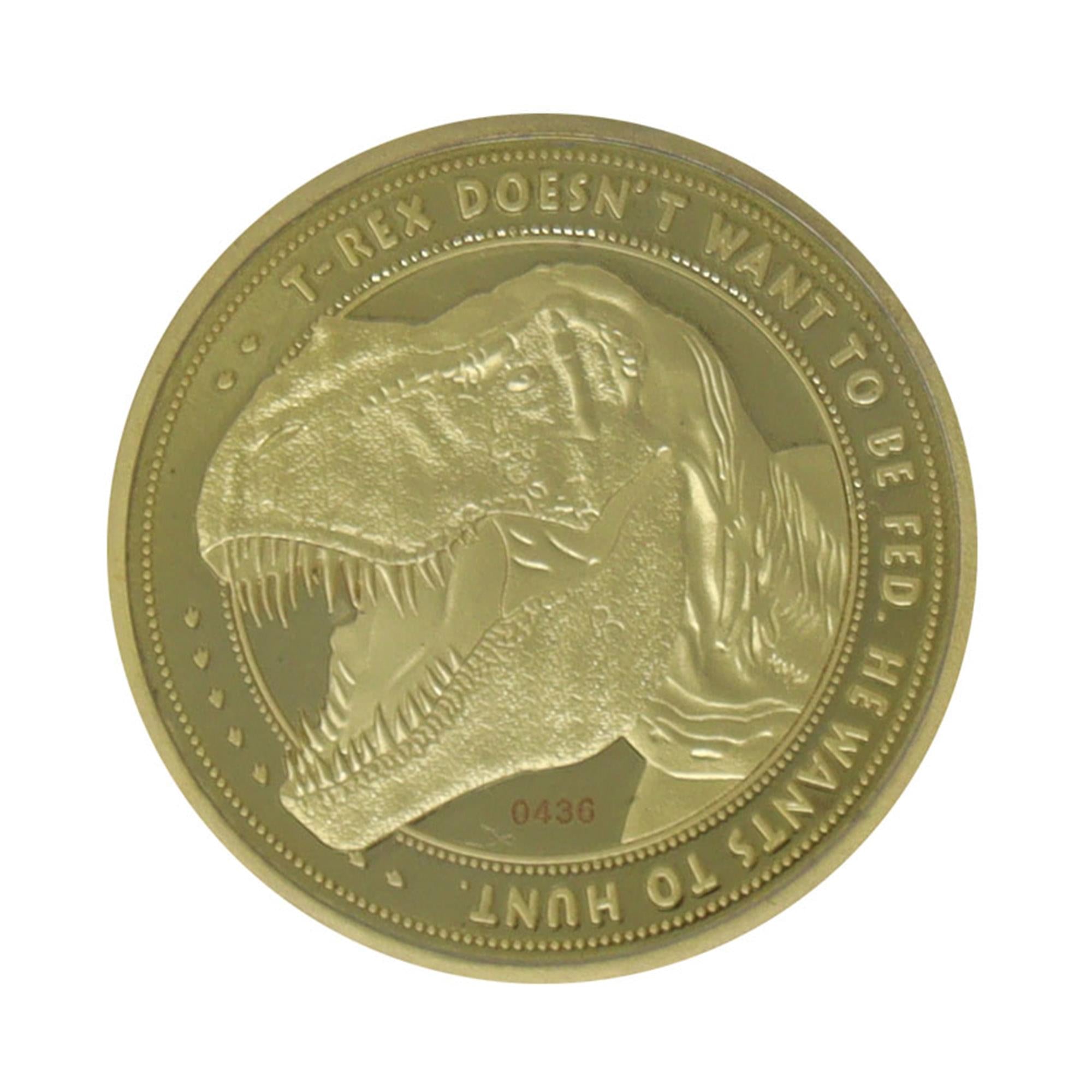 Jurassic Park T-Rex 25th Anniversary Limited Edition Relica Coin