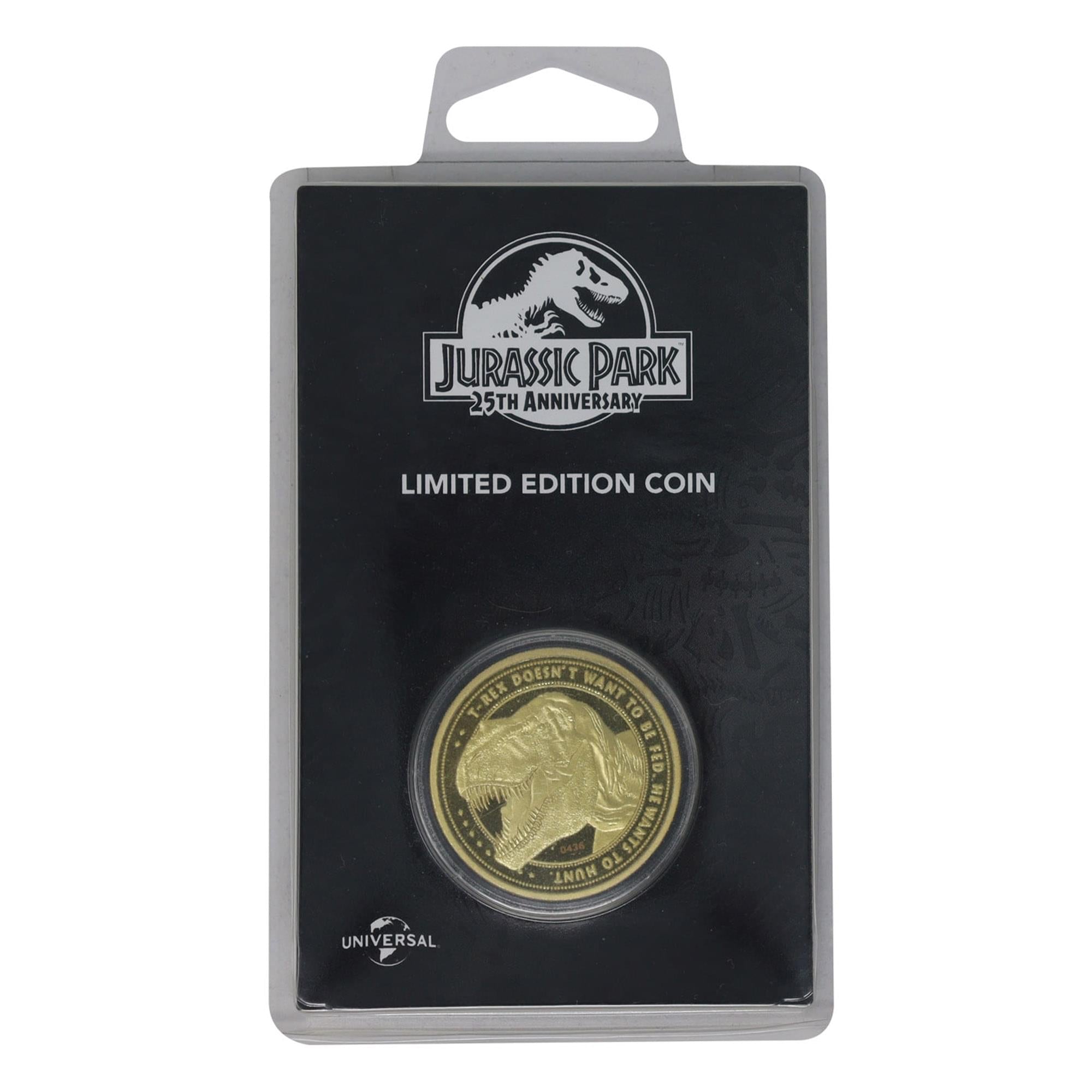 Jurassic Park T-Rex 25th Anniversary Limited Edition Relica Coin