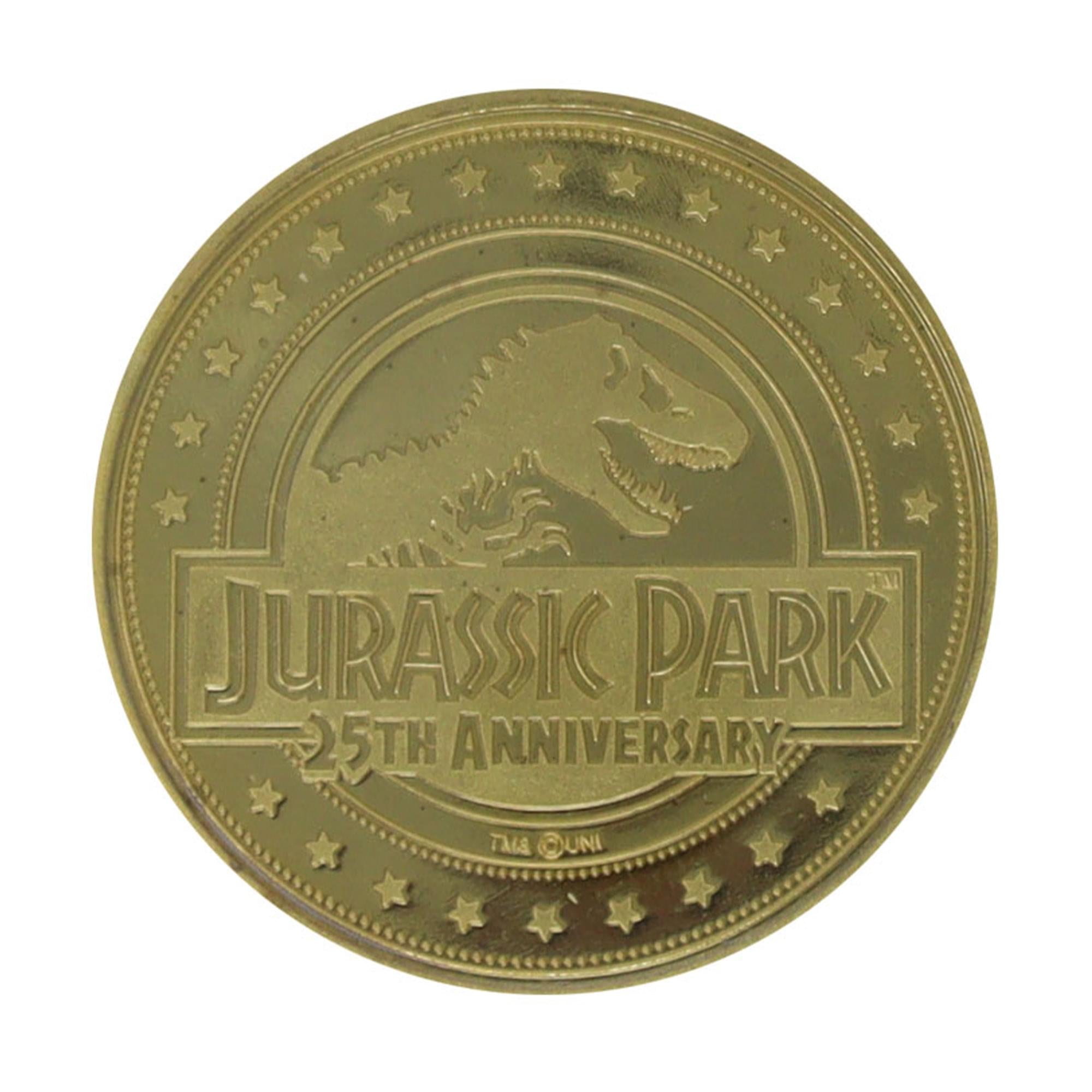 Jurassic Park T-Rex 25th Anniversary Limited Edition Relica Coin