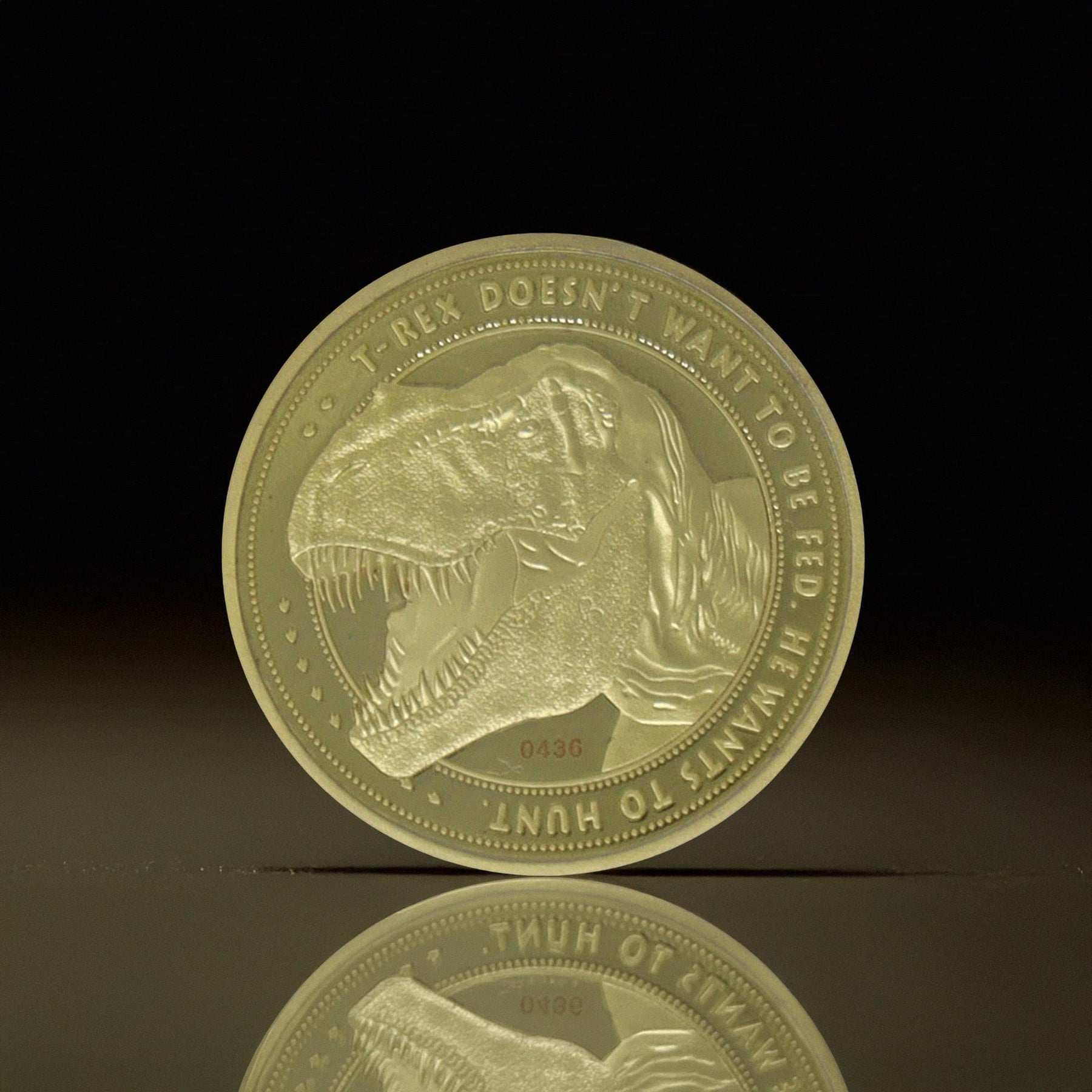 Jurassic Park T-Rex 25th Anniversary Limited Edition Relica Coin