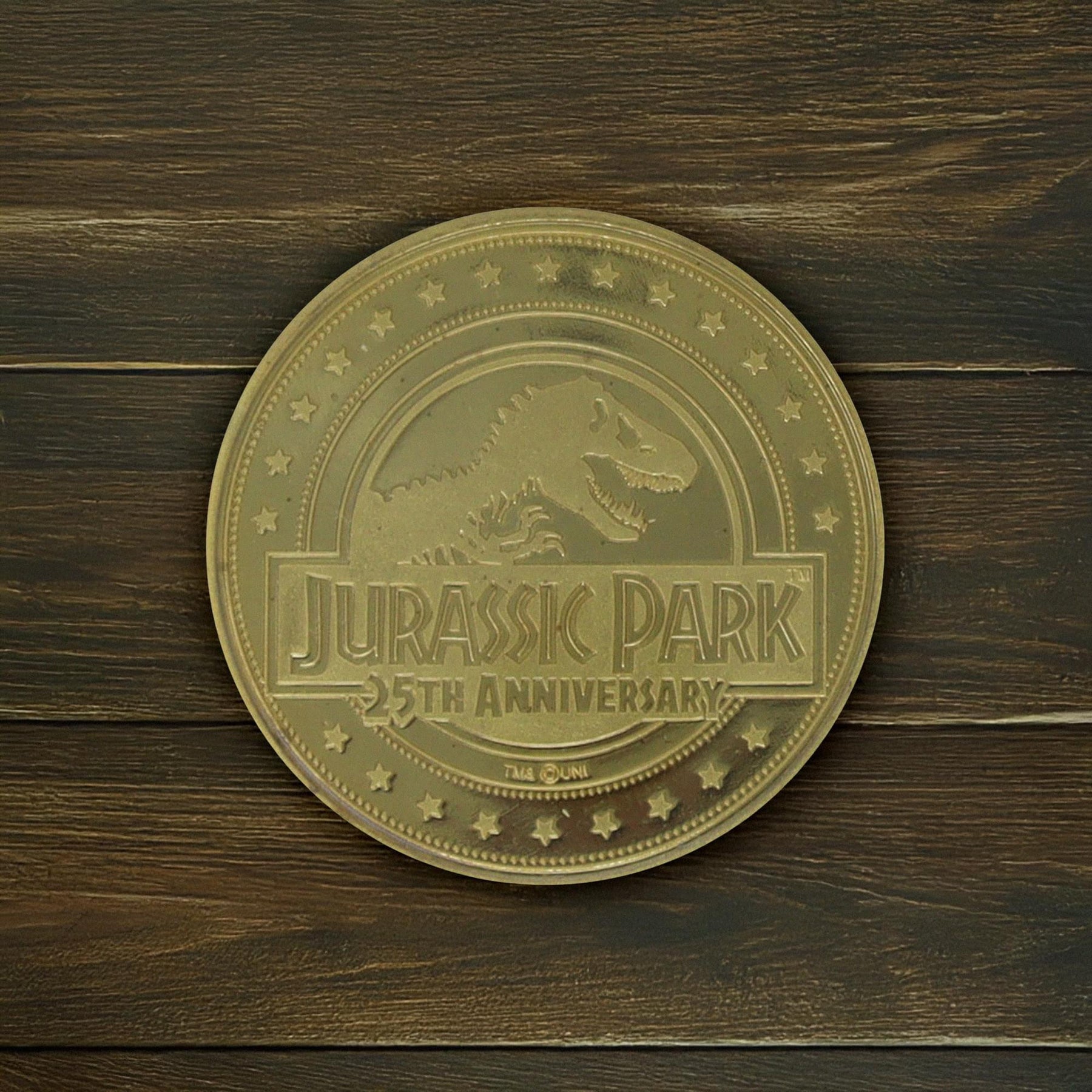 Jurassic Park T-Rex 25th Anniversary Limited Edition Relica Coin