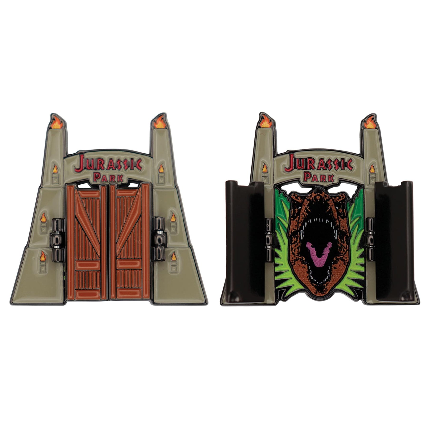 Jurassic Park Gates Limited Edition Hinged Enamel Pin