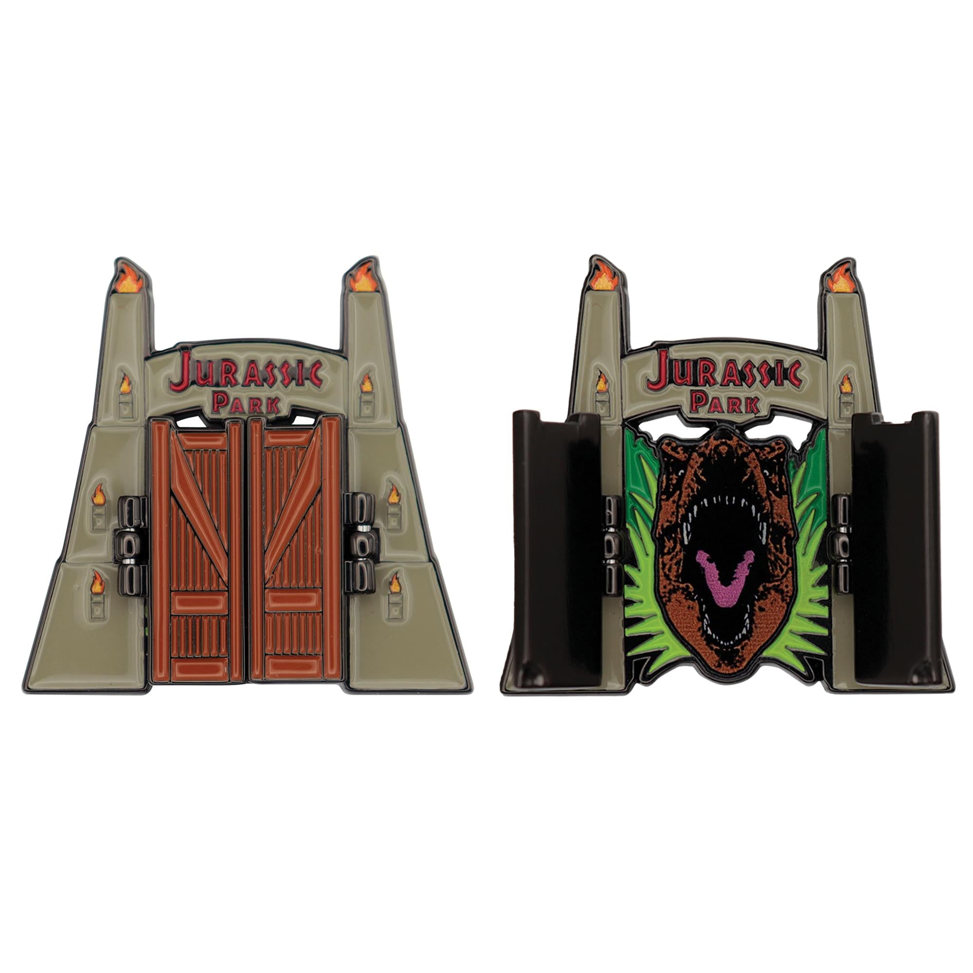 Jurassic Park Gates Limited Edition Hinged Enamel Pin