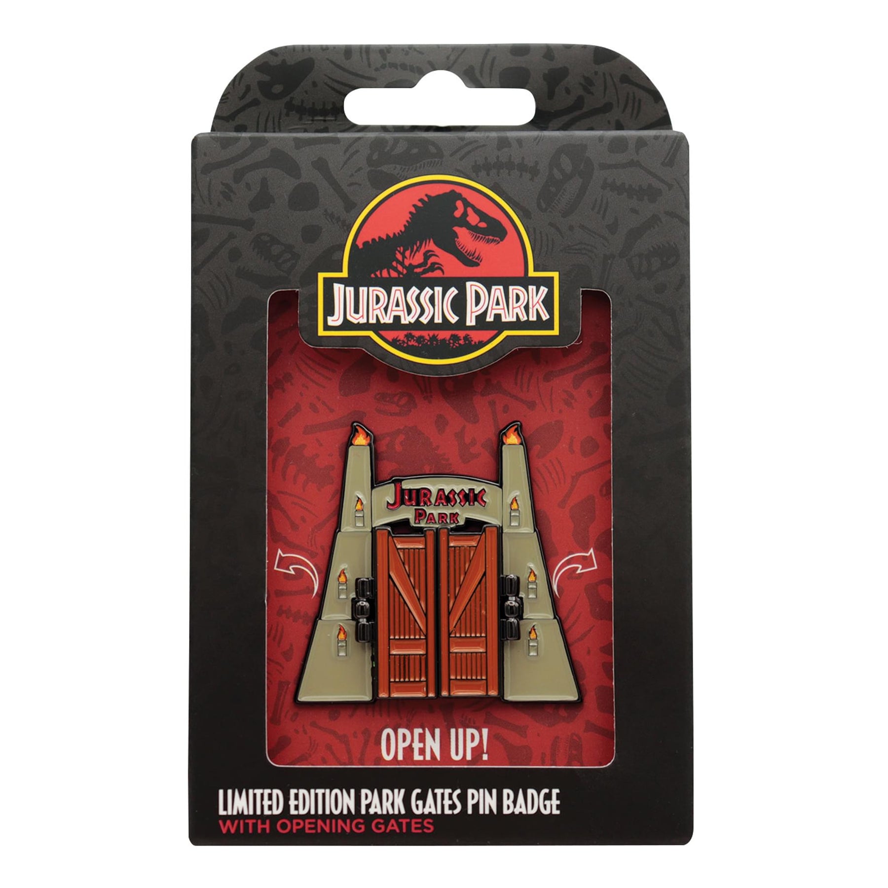 Jurassic Park Gates Limited Edition Hinged Enamel Pin