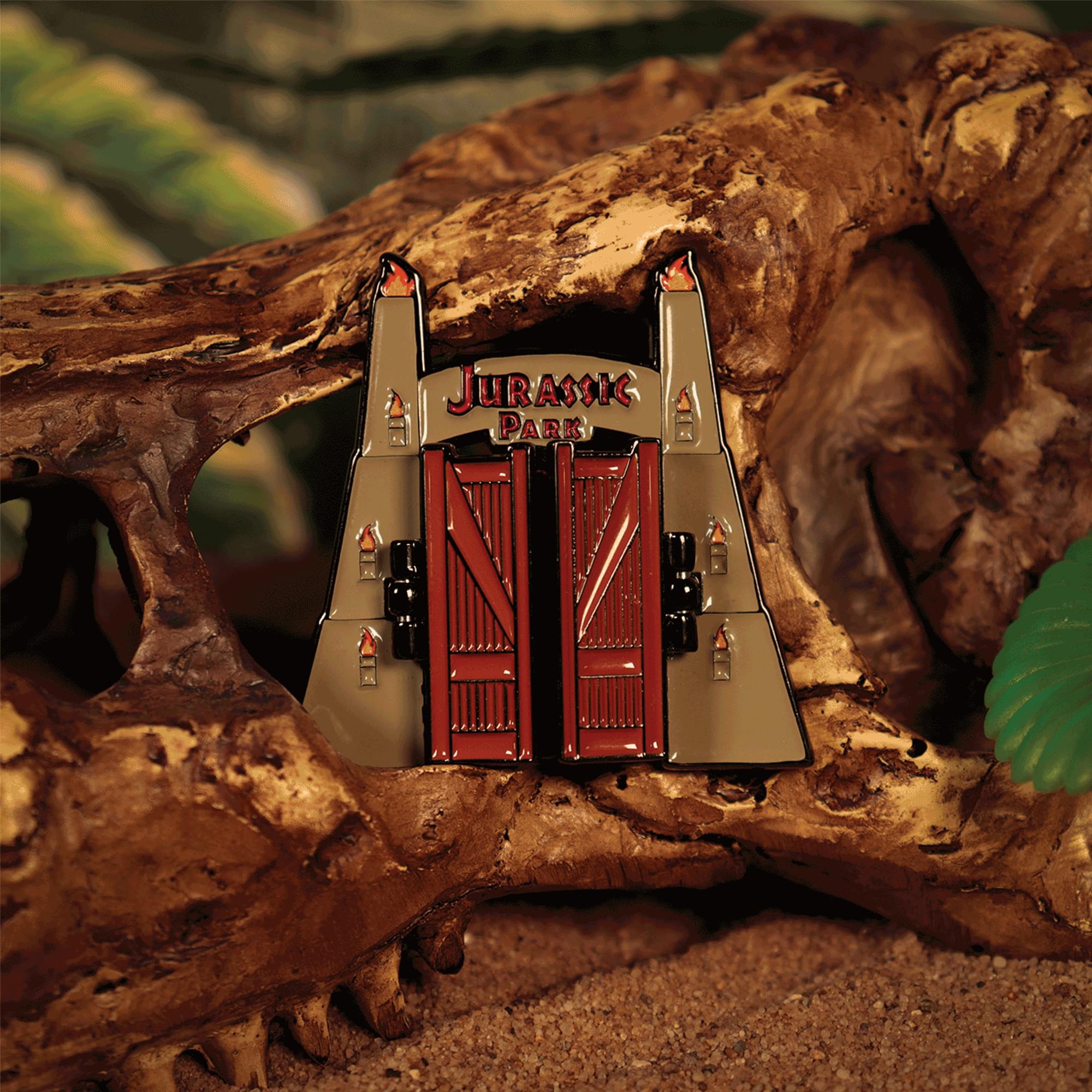 Jurassic Park Gates Limited Edition Hinged Enamel Pin
