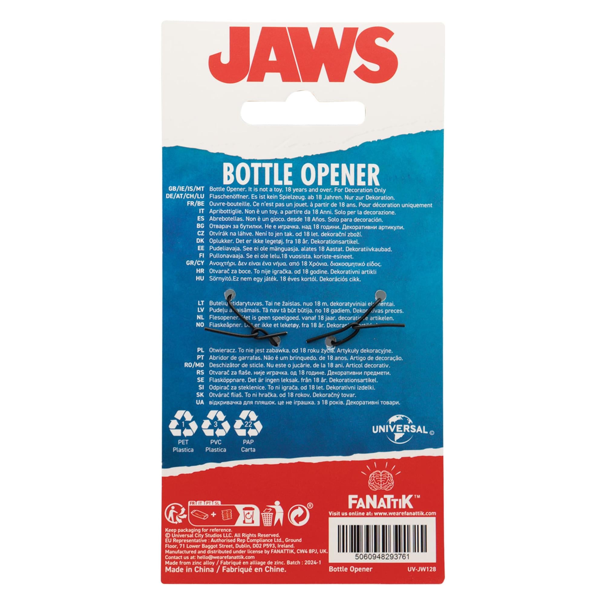 Jaws 50th Anniversary Shark Bottle Opener