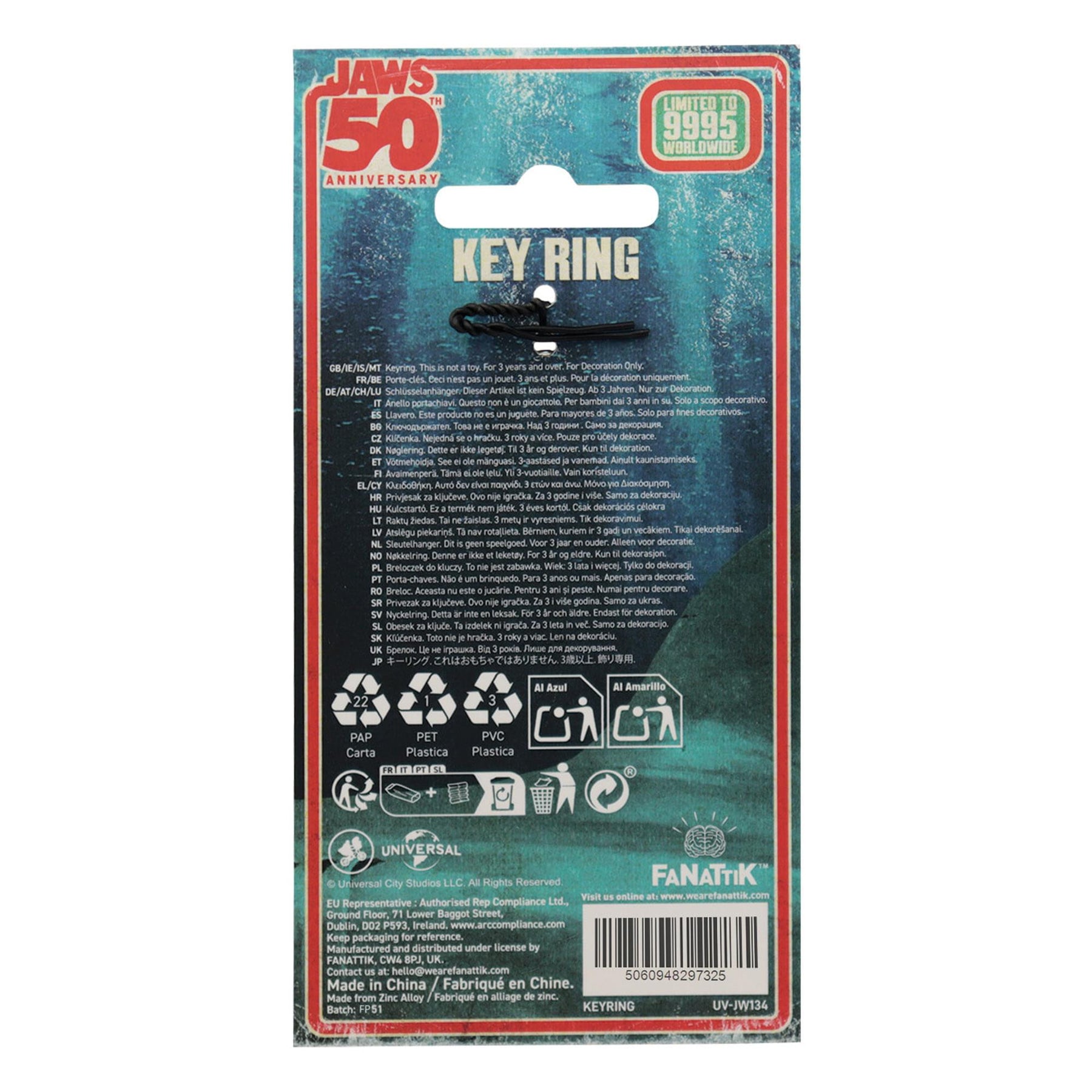 Jaws 50th Anniversary "Regatta Boat Tour" Limited Edition Keyring