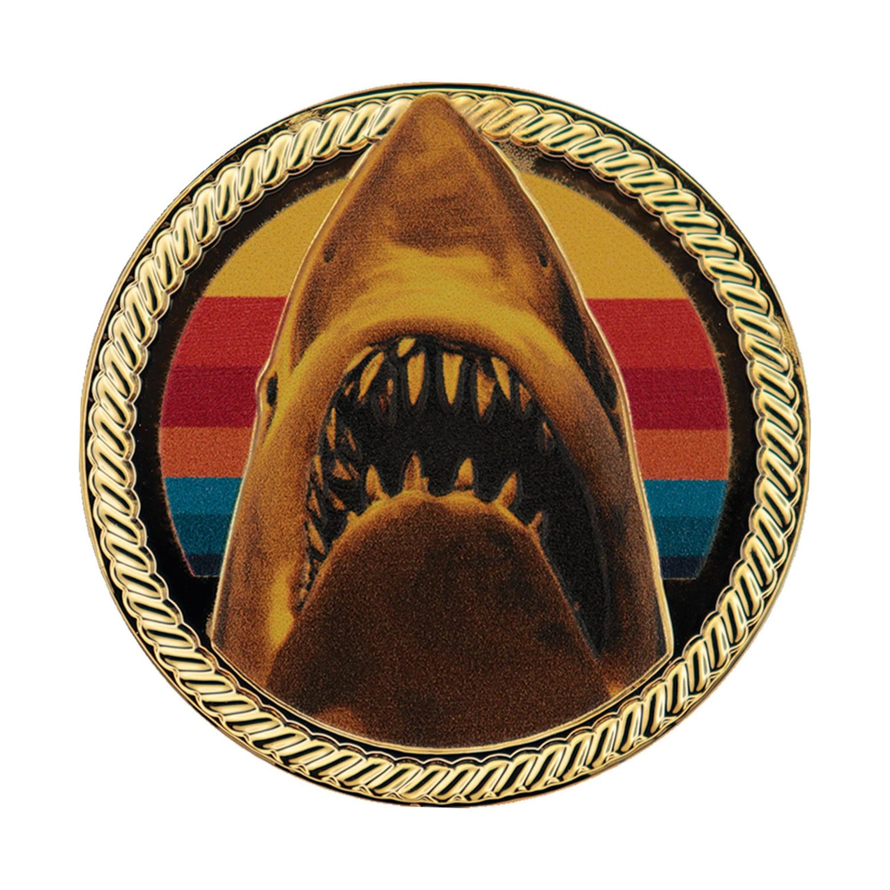 Jaws 50th Anniversary Limited Edition 24K Gold-Plated Collectible Coin