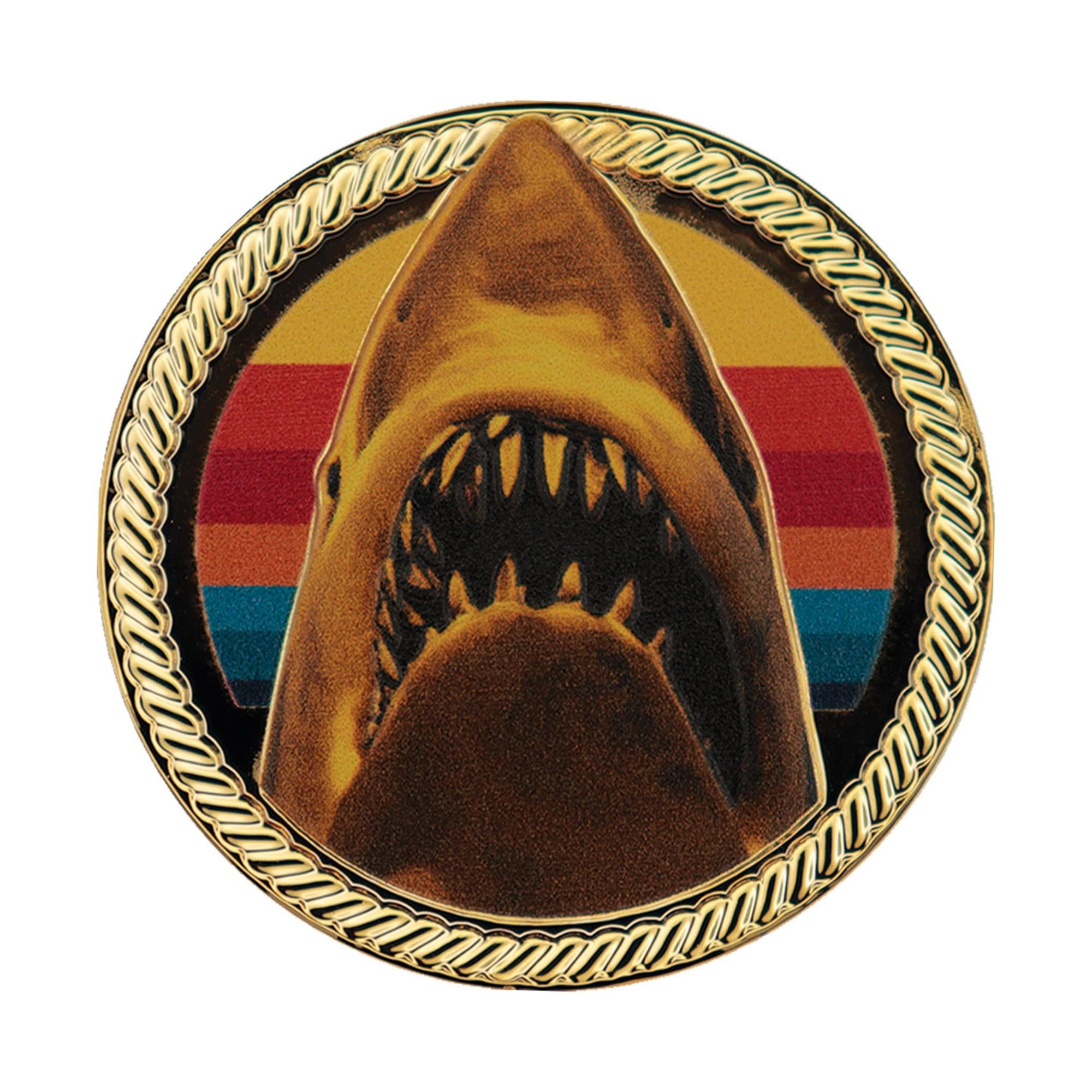 Jaws 50th Anniversary Limited Edition 24K Gold-Plated Collectible Coin