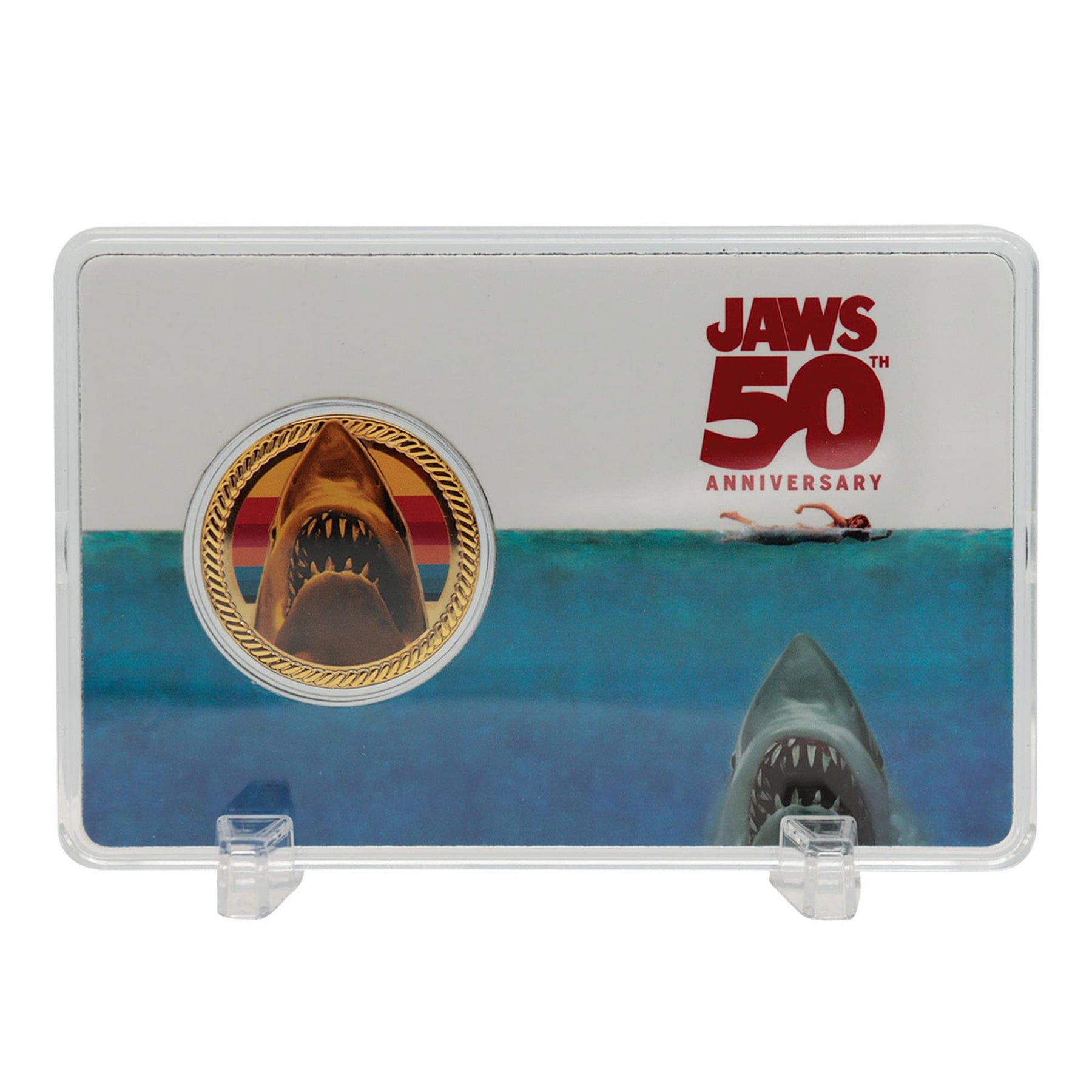 Jaws 50th Anniversary Limited Edition 24K Gold-Plated Collectible Coin