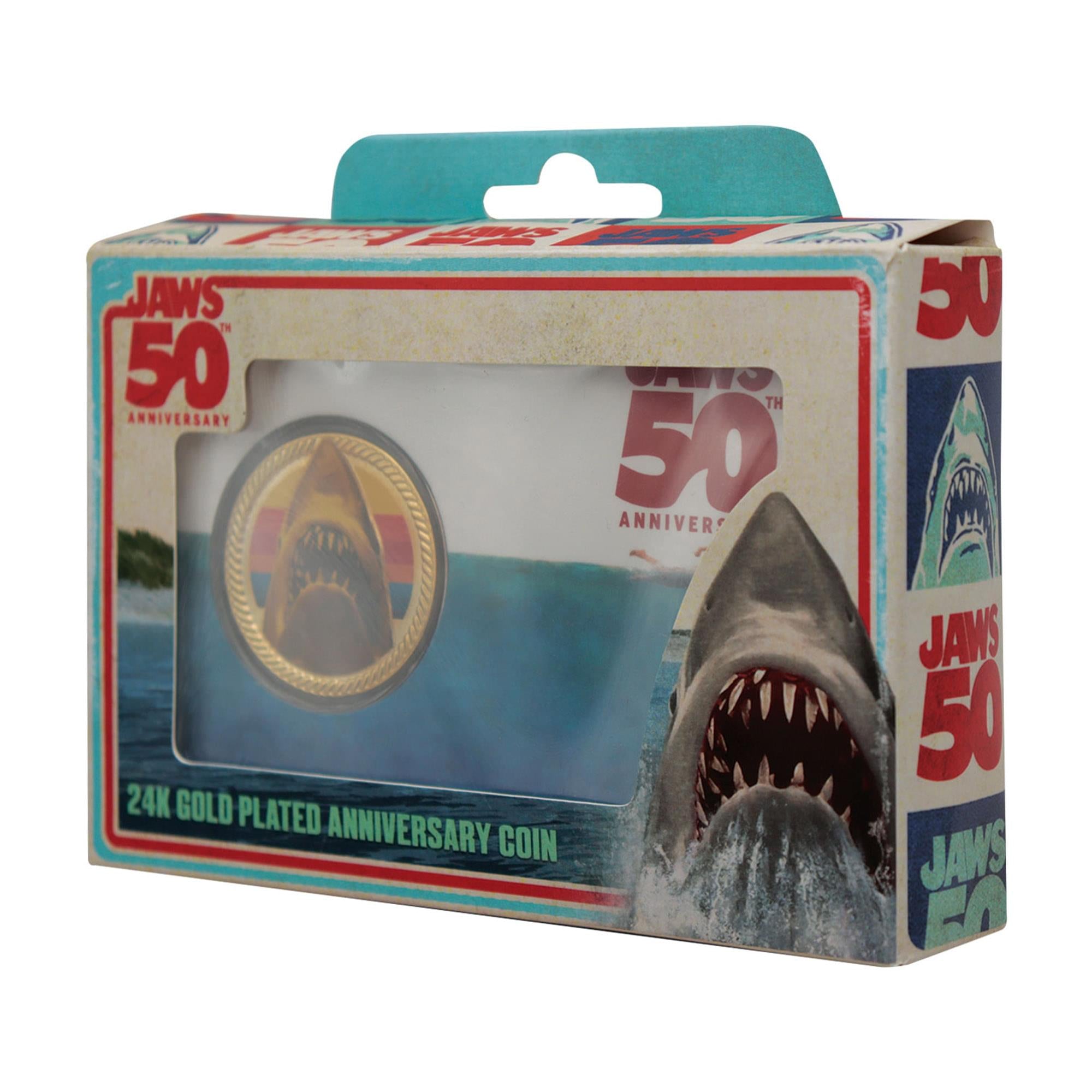 Jaws 50th Anniversary Limited Edition 24K Gold-Plated Collectible Coin