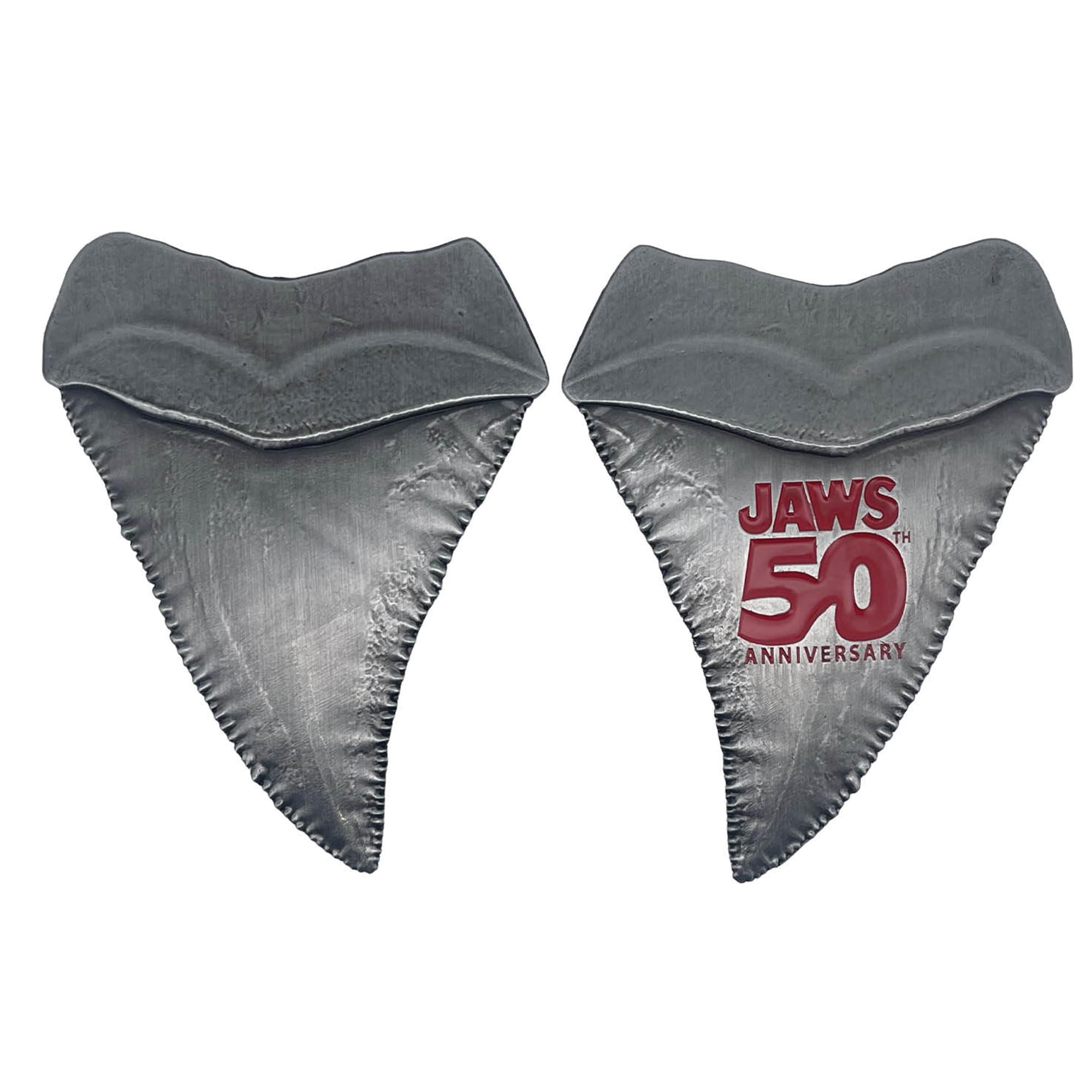 Jaws 50th Anniversary Shark Tooth Limited Edition Metal Medallion