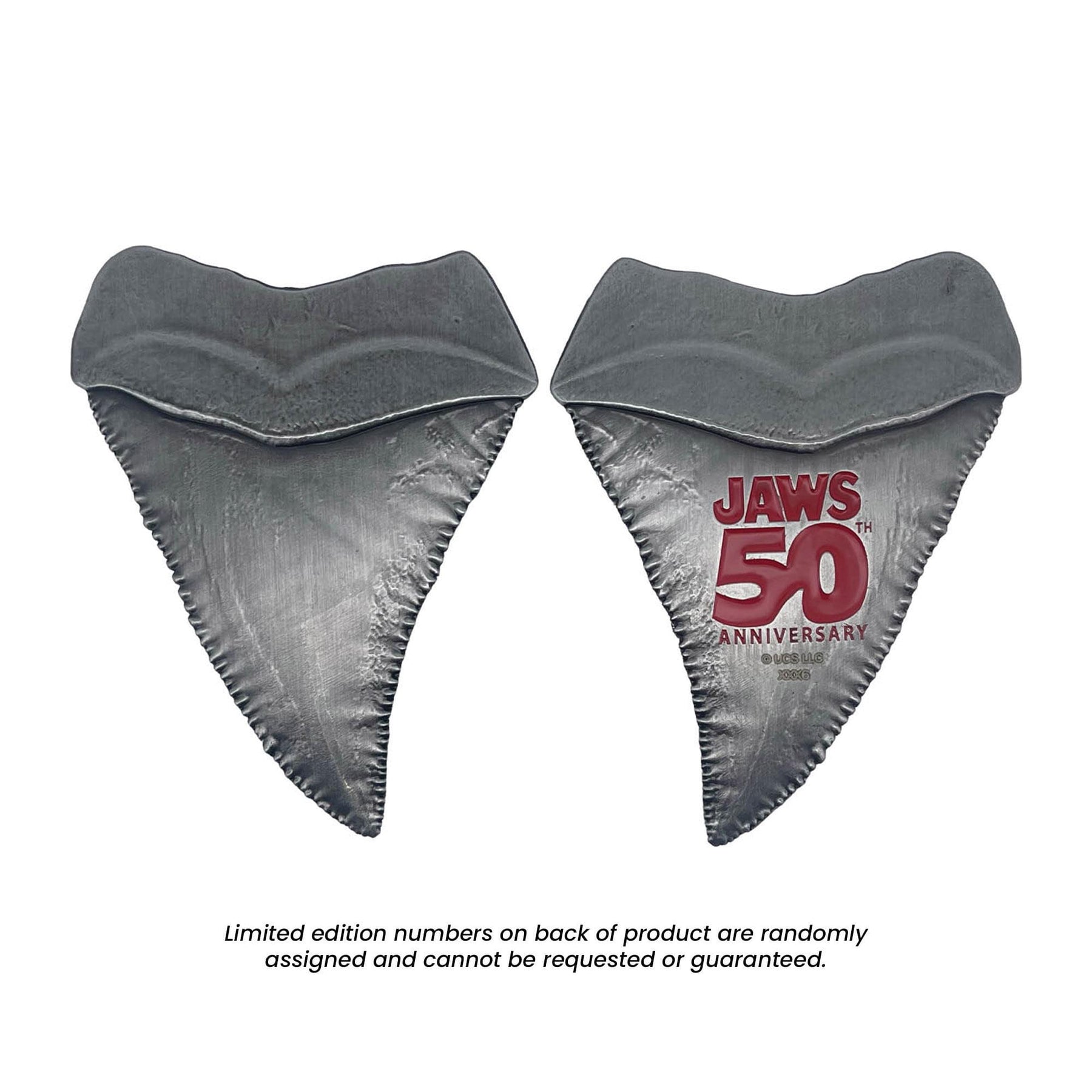Jaws 50th Anniversary Shark Tooth Limited Edition Metal Medallion