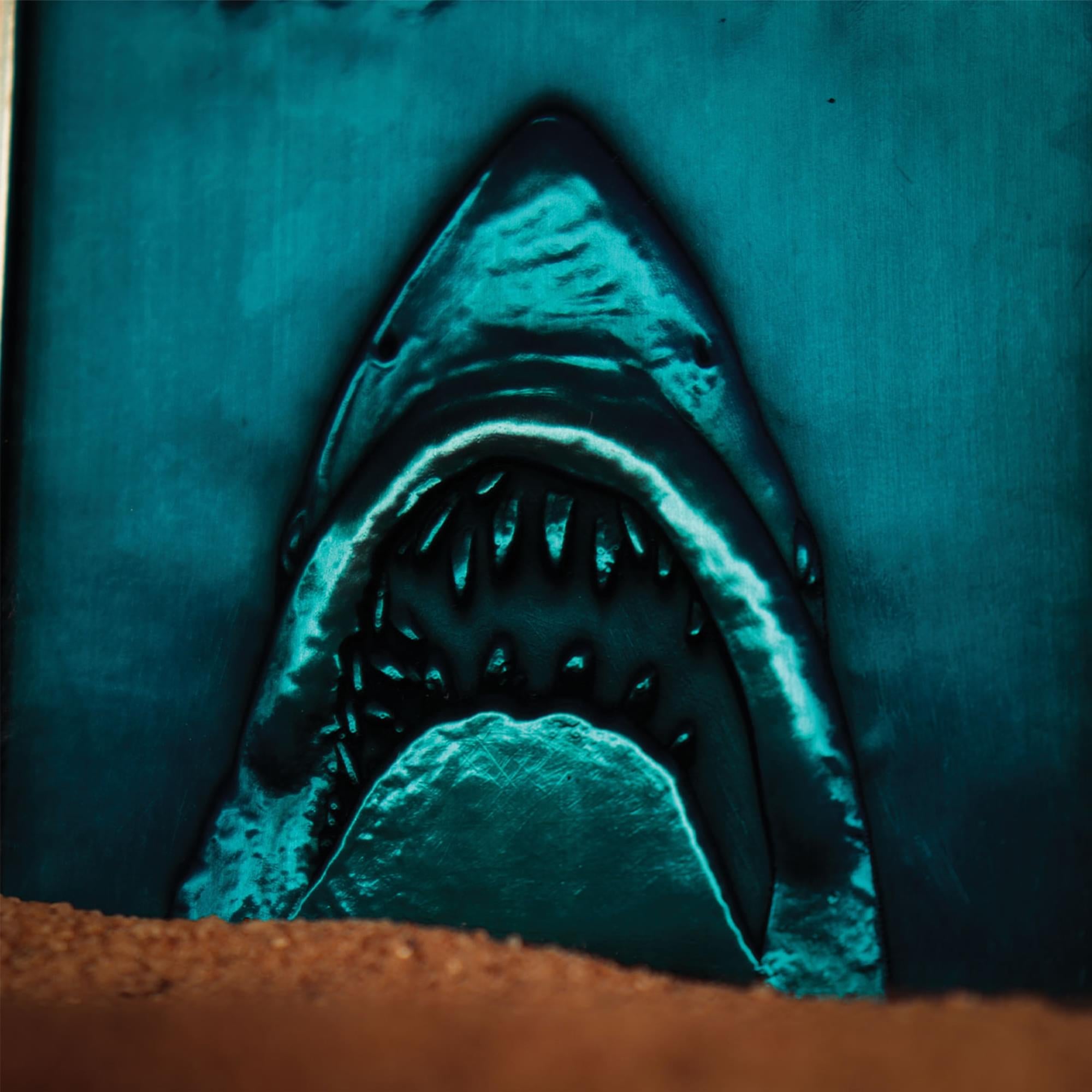Jaws 50th Anniversary Poster Limited Edition Embossed Metal Ingot