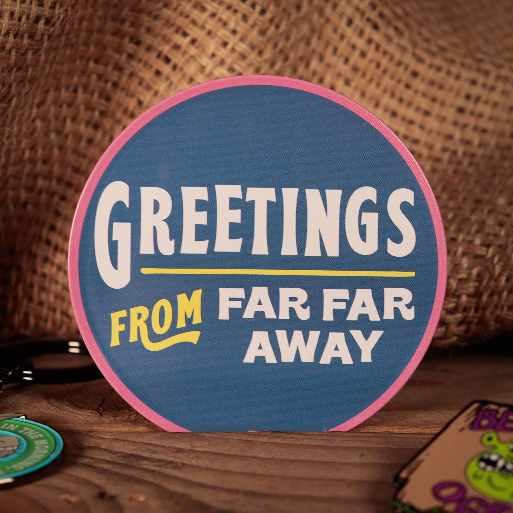 Shrek 4-Piece Metal Coaster Set