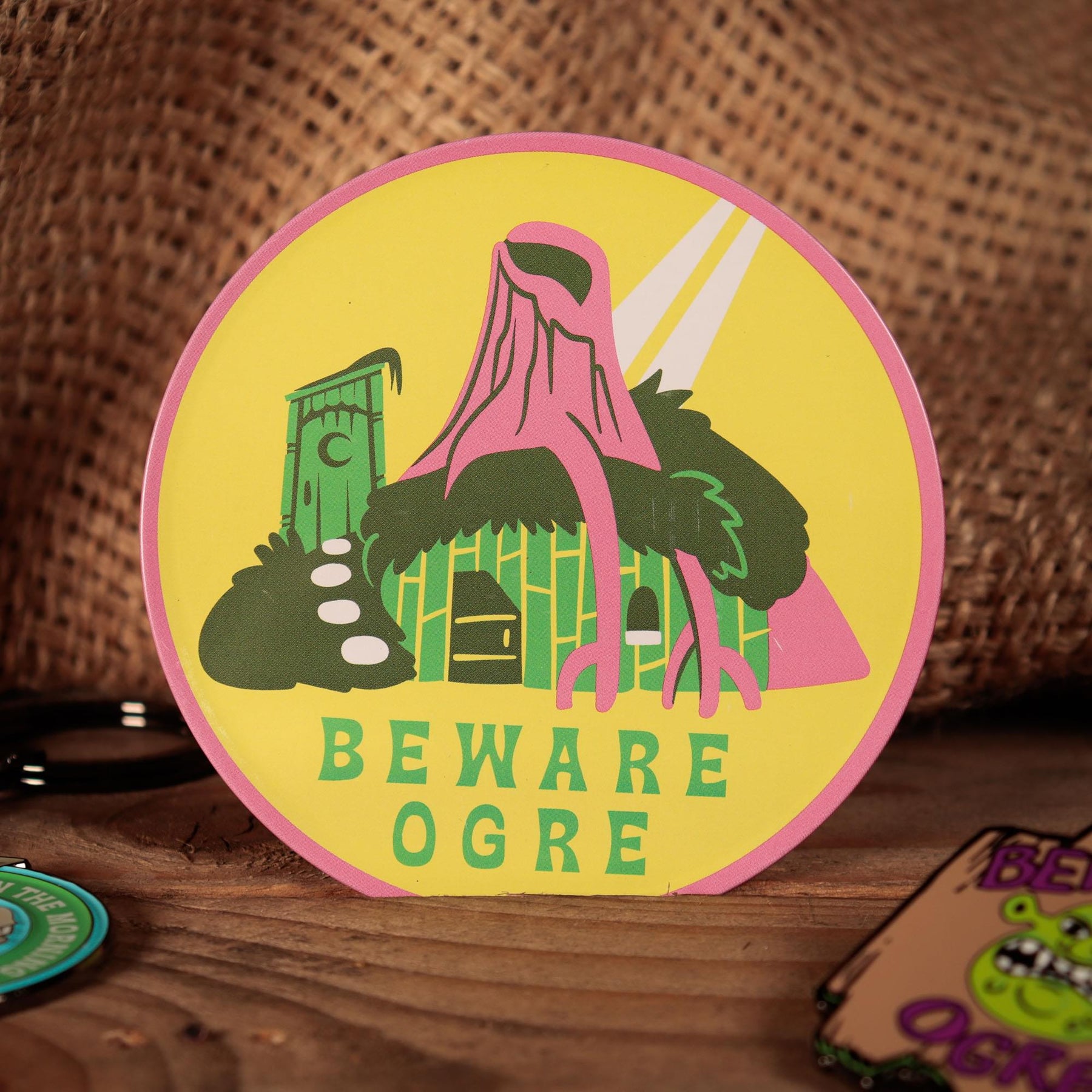 Shrek 4-Piece Metal Coaster Set