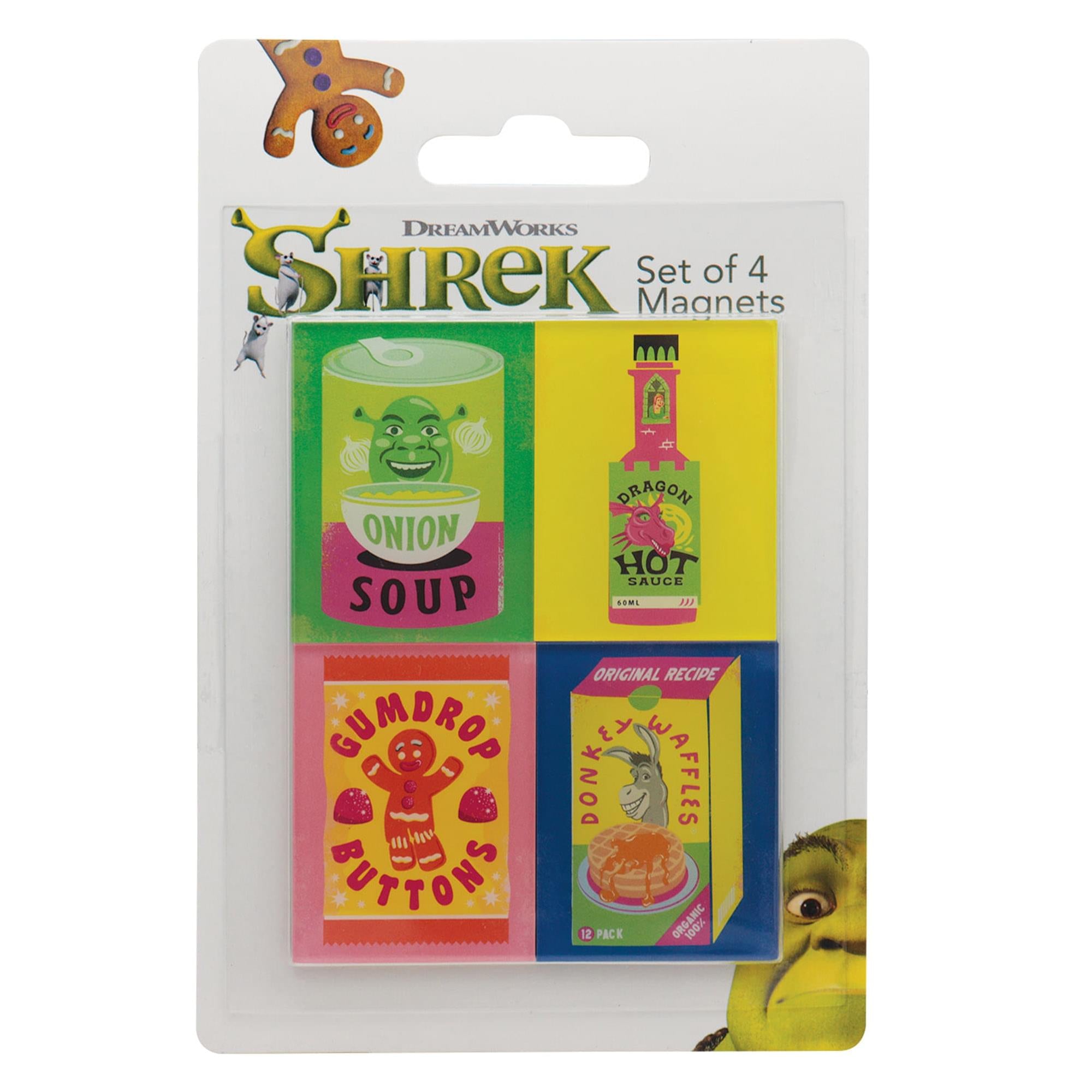 Shrek Food 4-Piece Magnet Set