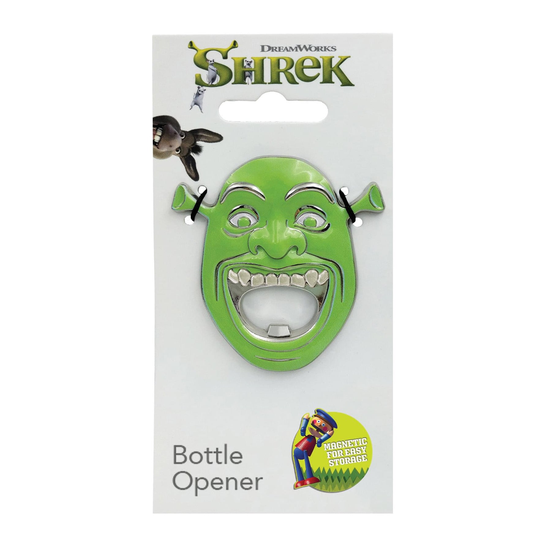 Shrek Face Magnetic Enamel Metal Bottle Opener
