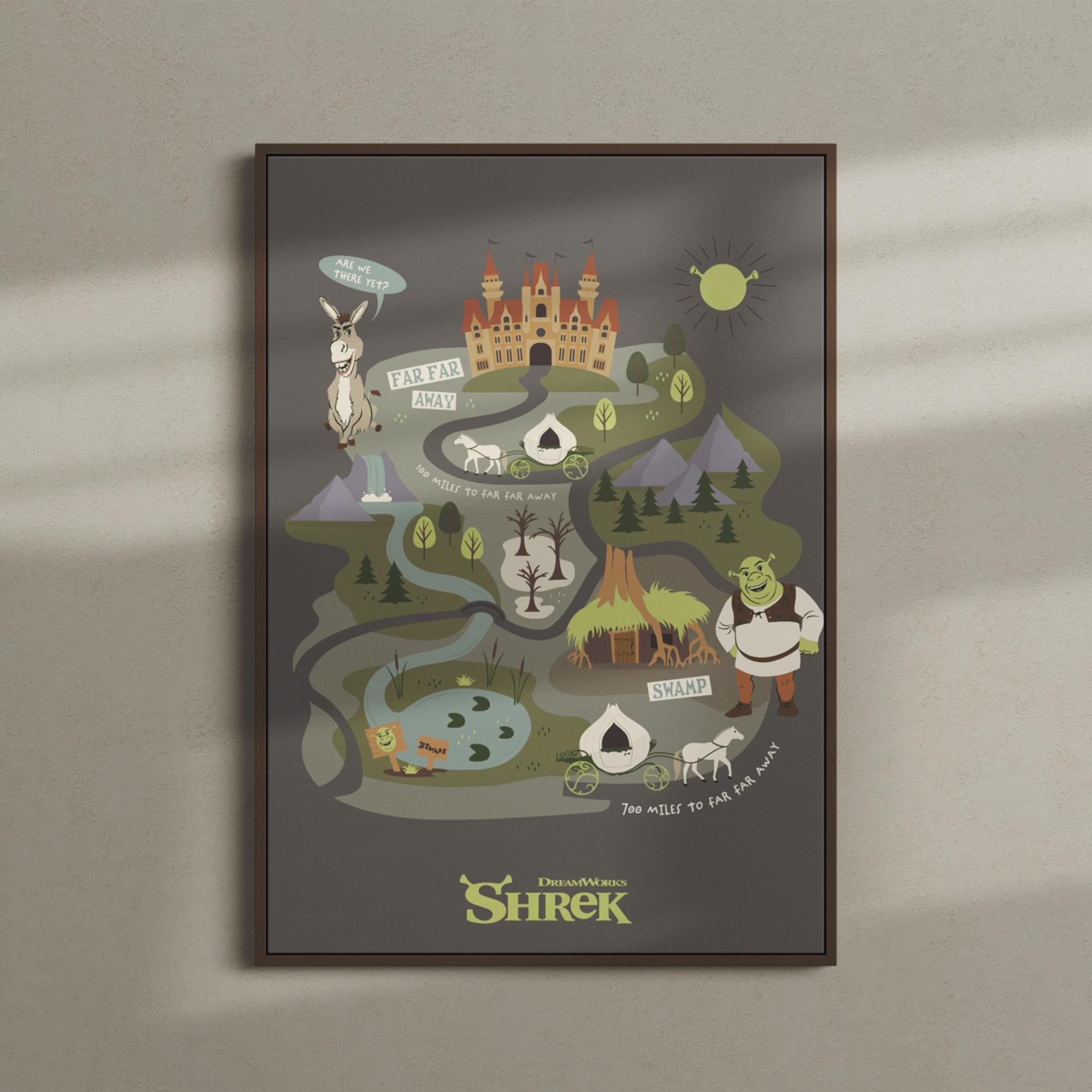 Shrek "Journey To Far Far Away" Art Print