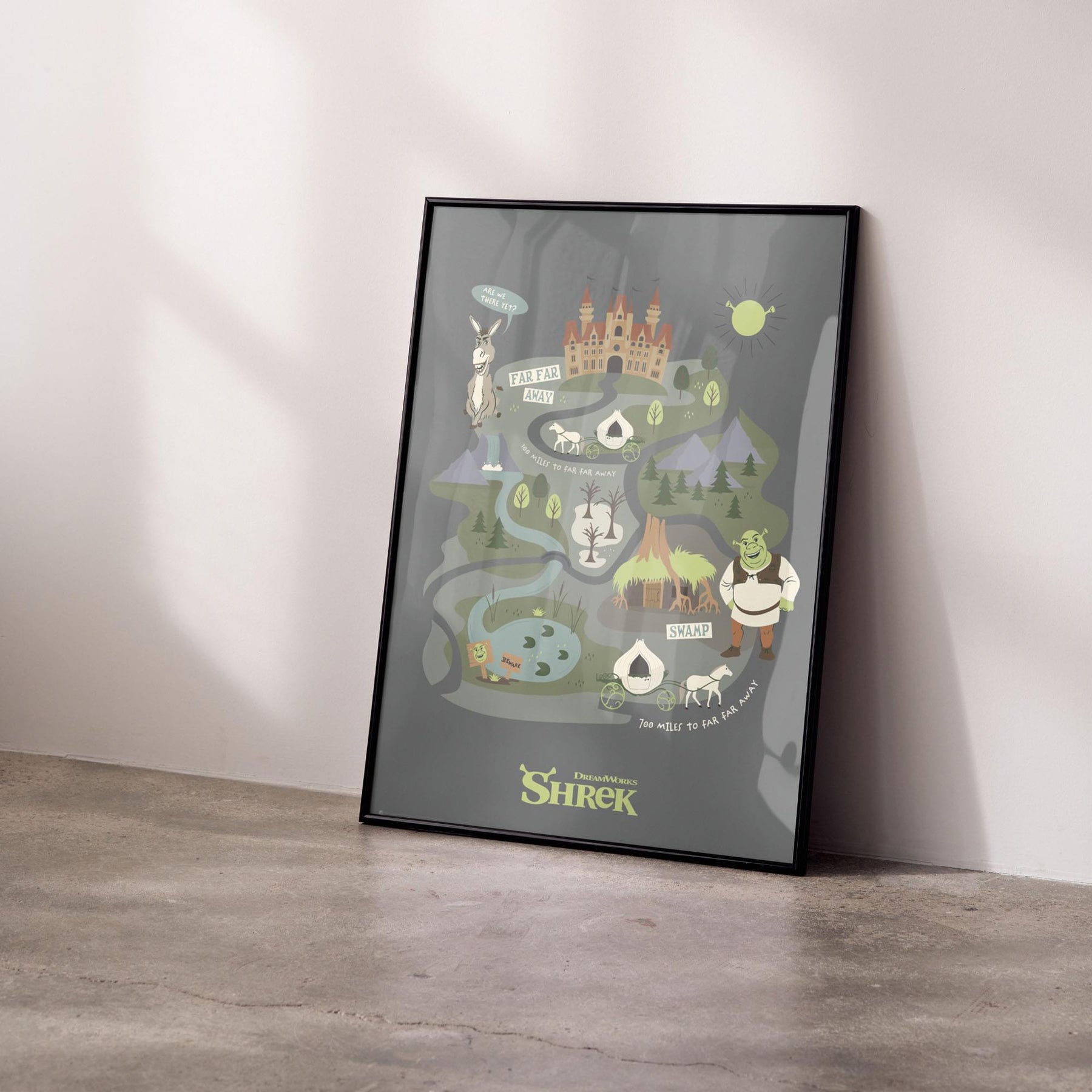 Shrek "Journey To Far Far Away" Art Print