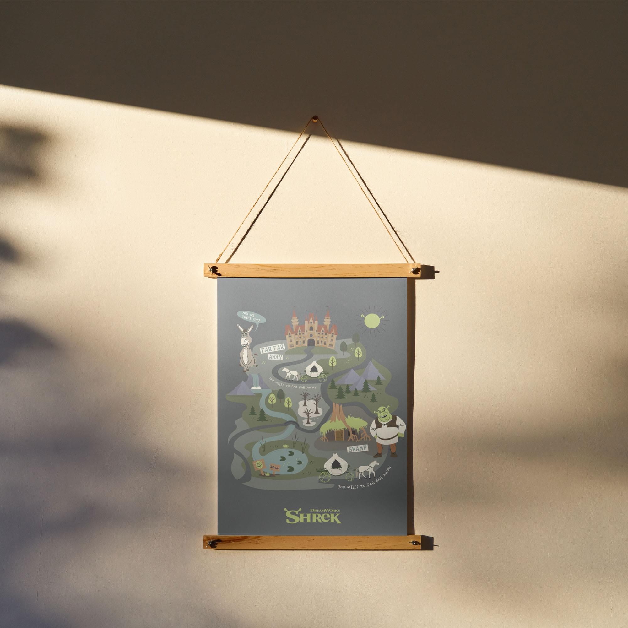 Shrek "Journey To Far Far Away" Art Print