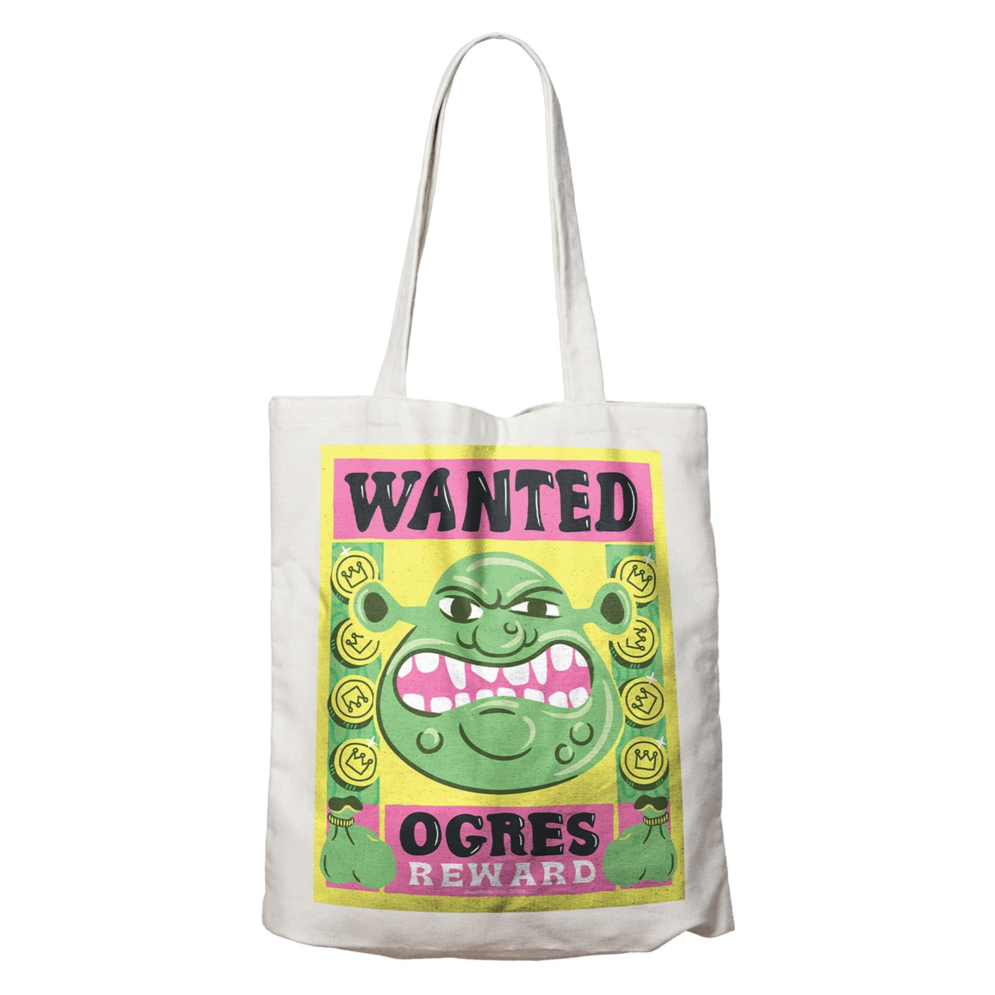 Shrek "Wanted Ogres" 16-Inch Cotton Tote Bag
