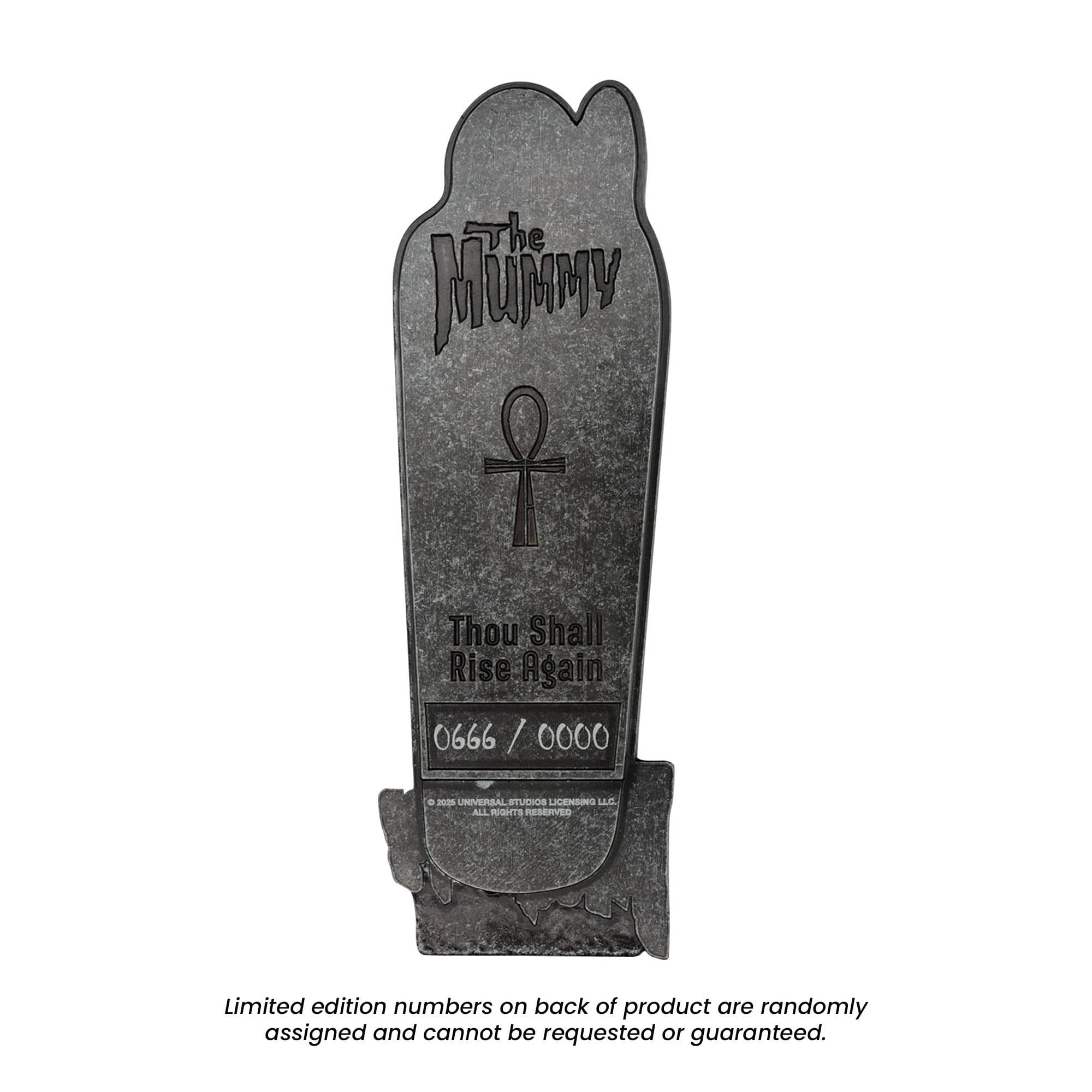 Universal Monsters The Mummy Limited Edition Embossed Metal Ingot