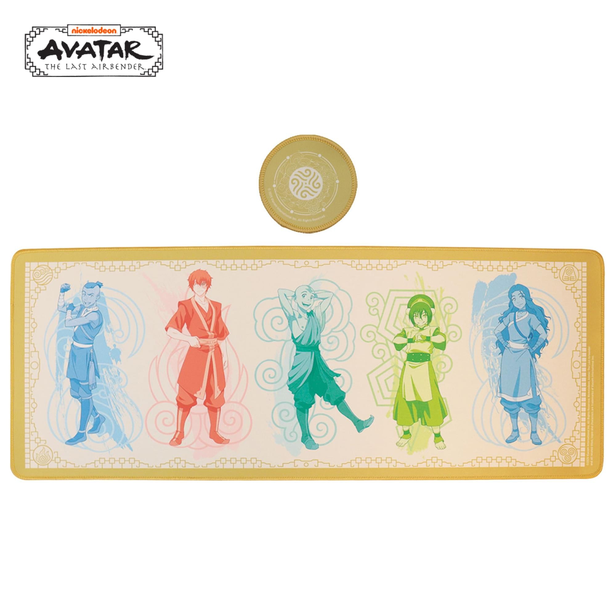 Avatar: The Last Airbender Elements Desk Pad and Coaster Set