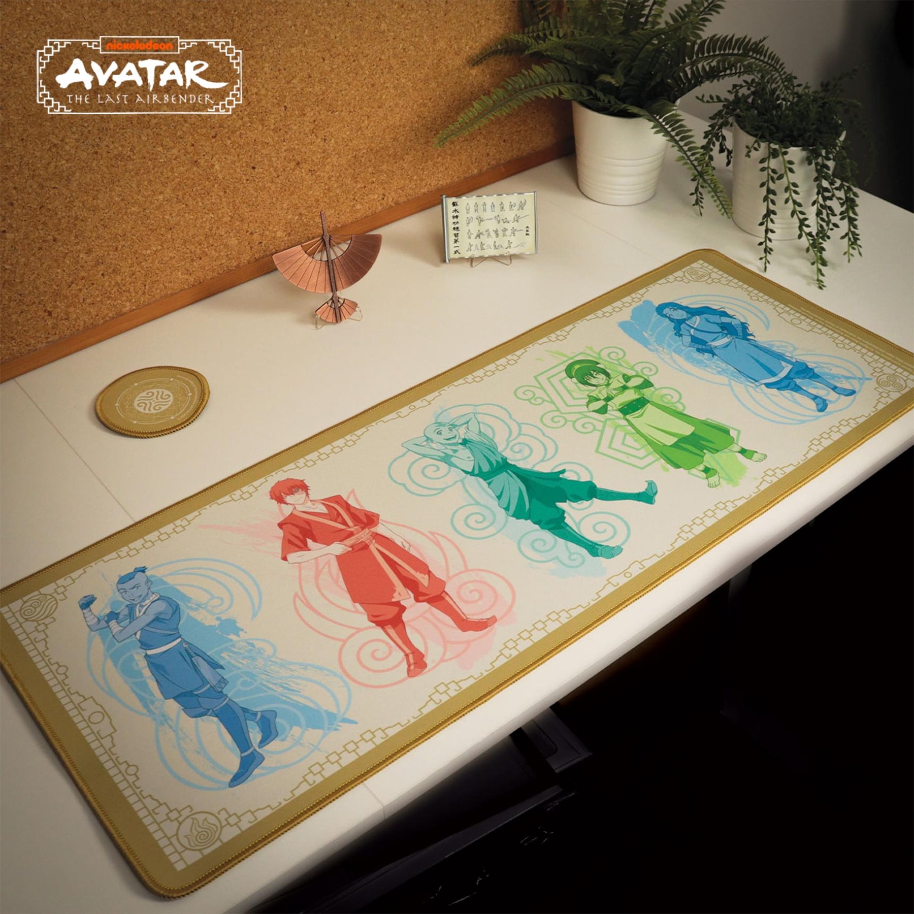 Avatar: The Last Airbender Elements Desk Pad and Coaster Set
