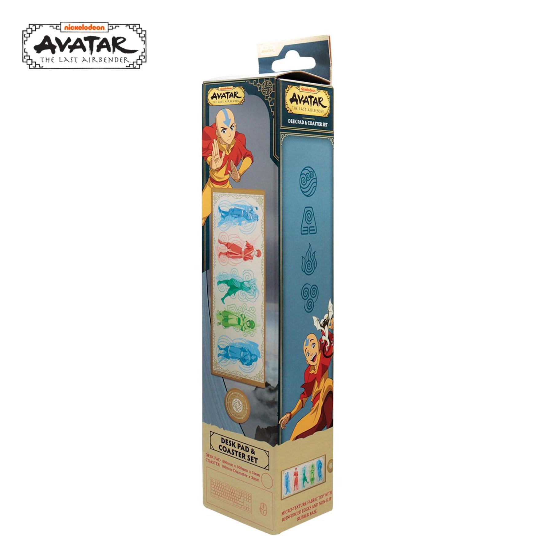Avatar: The Last Airbender Elements Desk Pad and Coaster Set