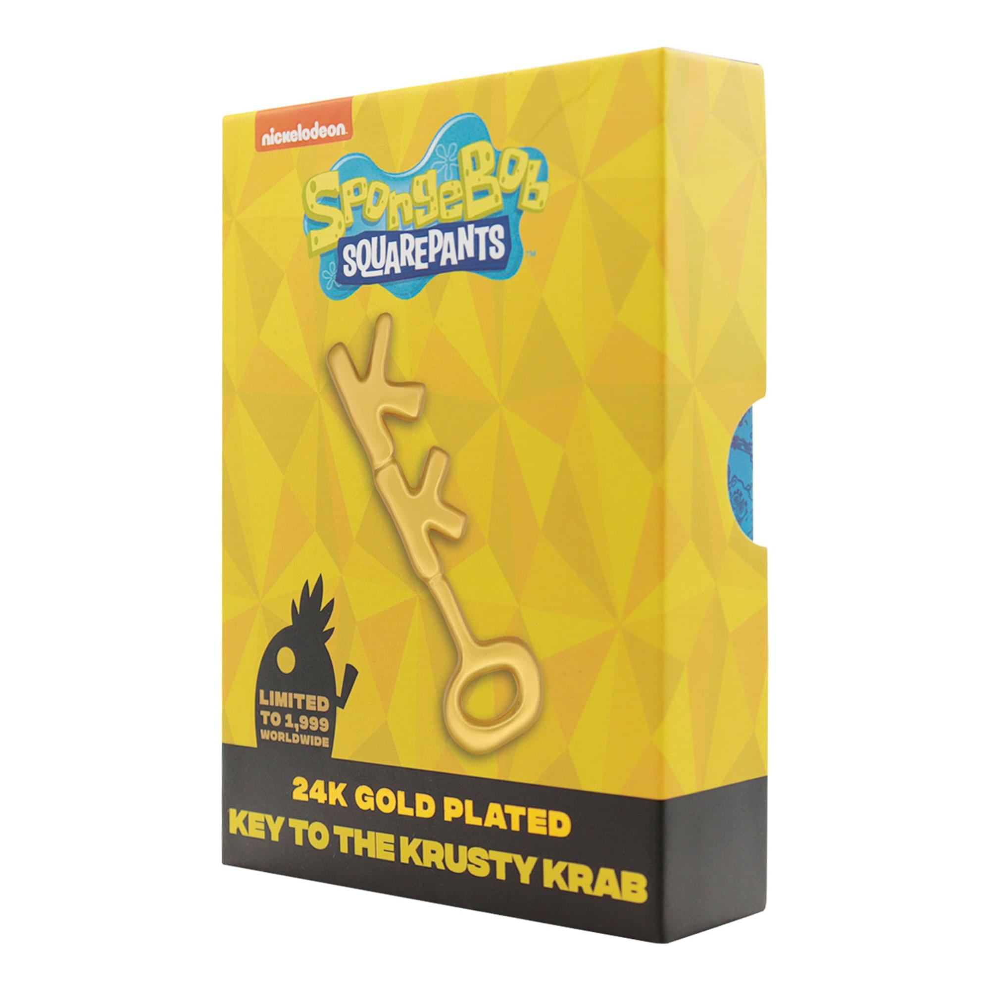 SpongeBob SquarePants 24k Gold Plated Krusty Krab Key Replica