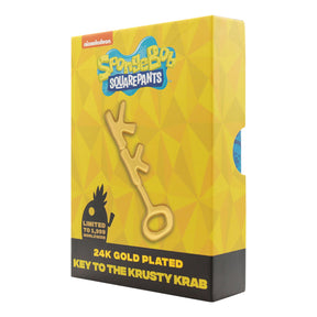 SpongeBob SquarePants 24k Gold Plated Krusty Krab Key Replica