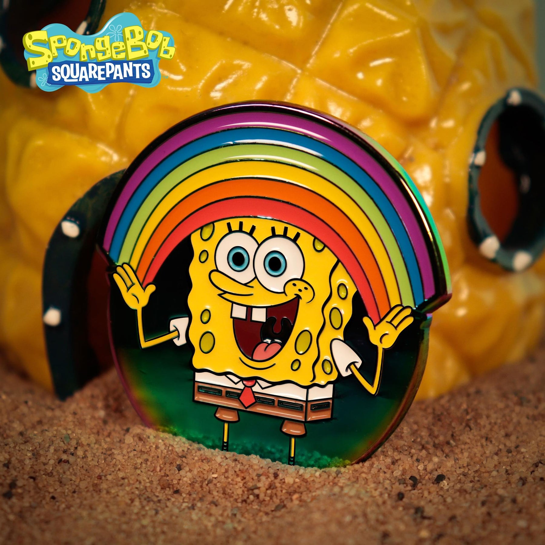 SpongeBob SquarePants Rainbow Limited Edition Enamel Pin