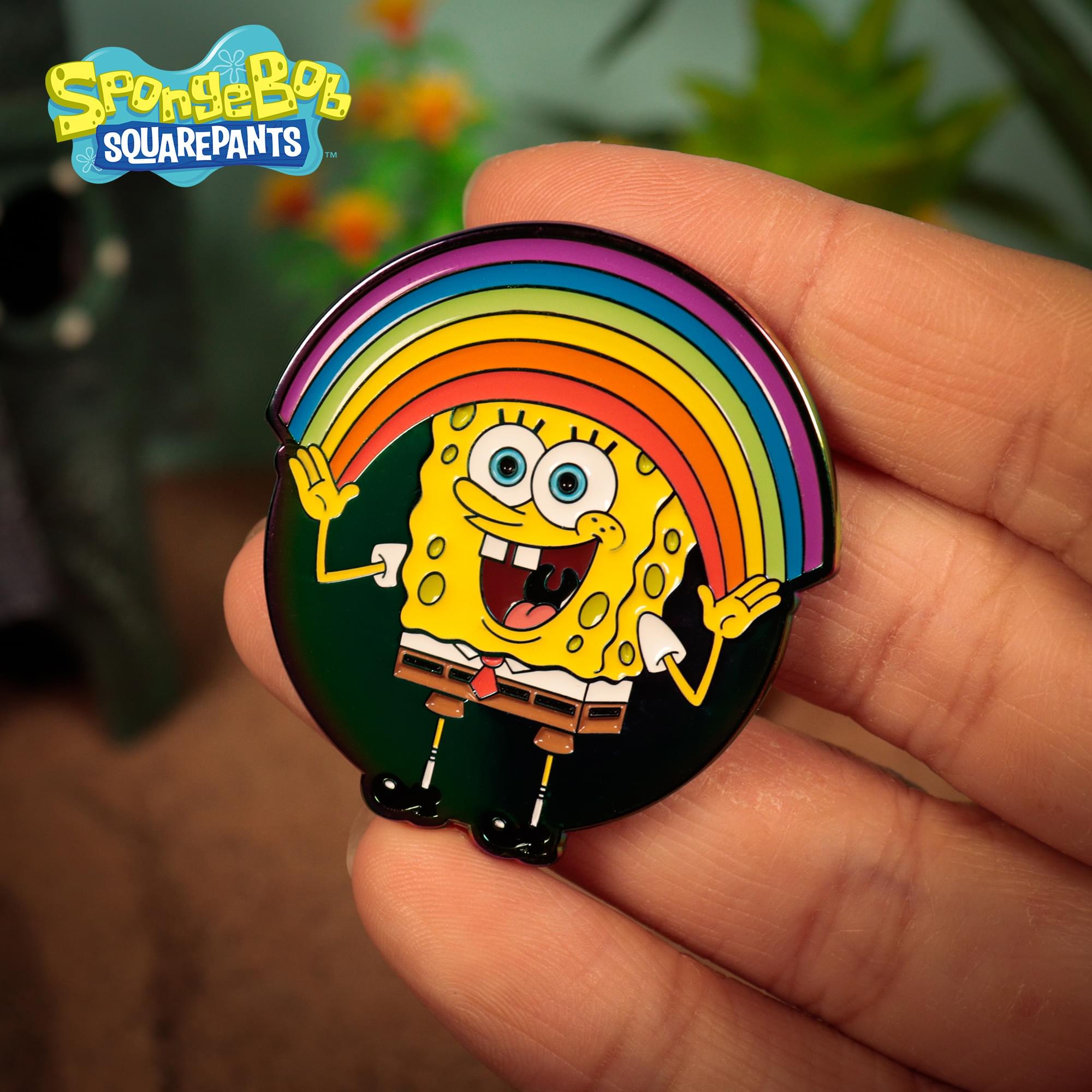 SpongeBob SquarePants Rainbow Limited Edition Enamel Pin