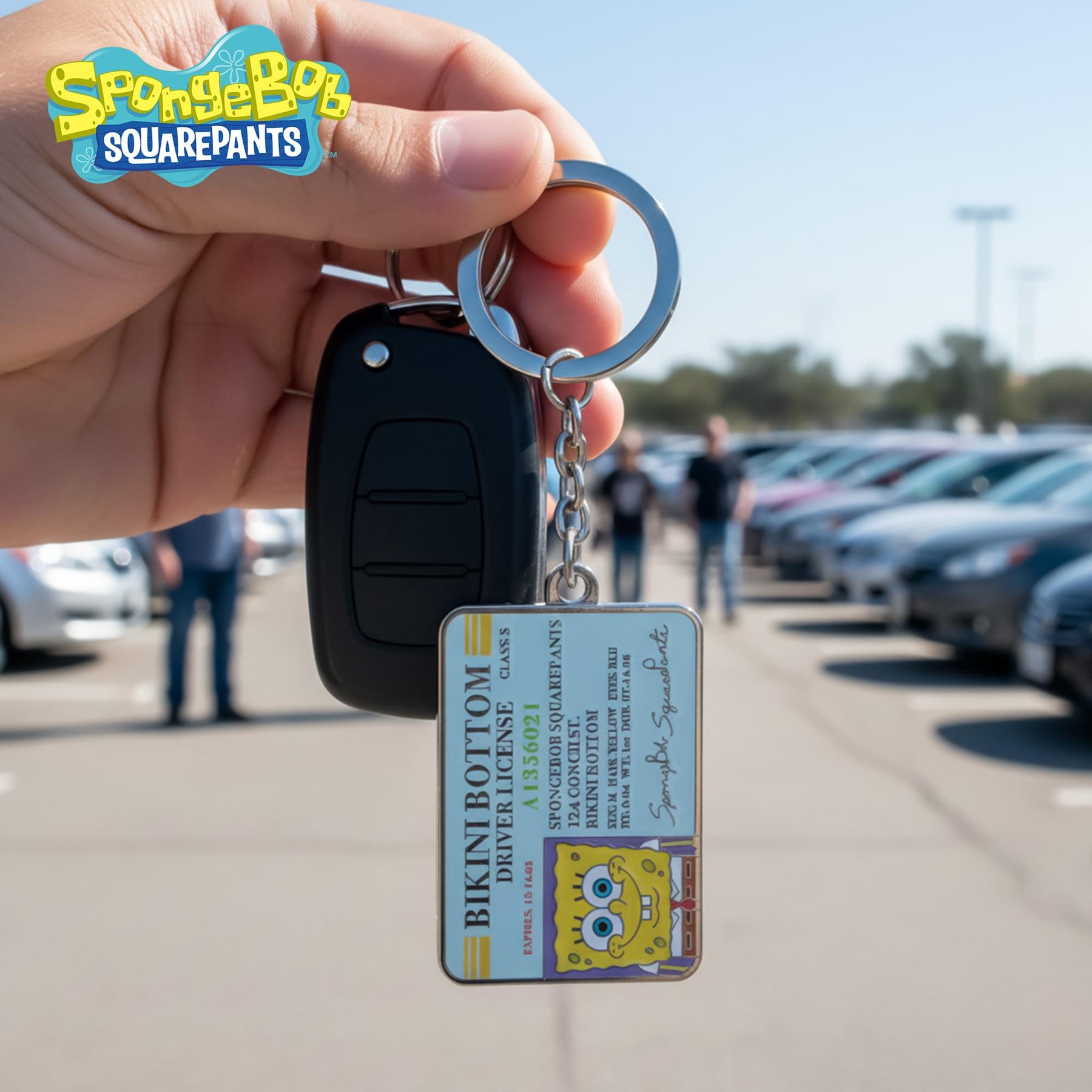 SpongeBob SquarePants Driver License Limited Edition Metal Keychain