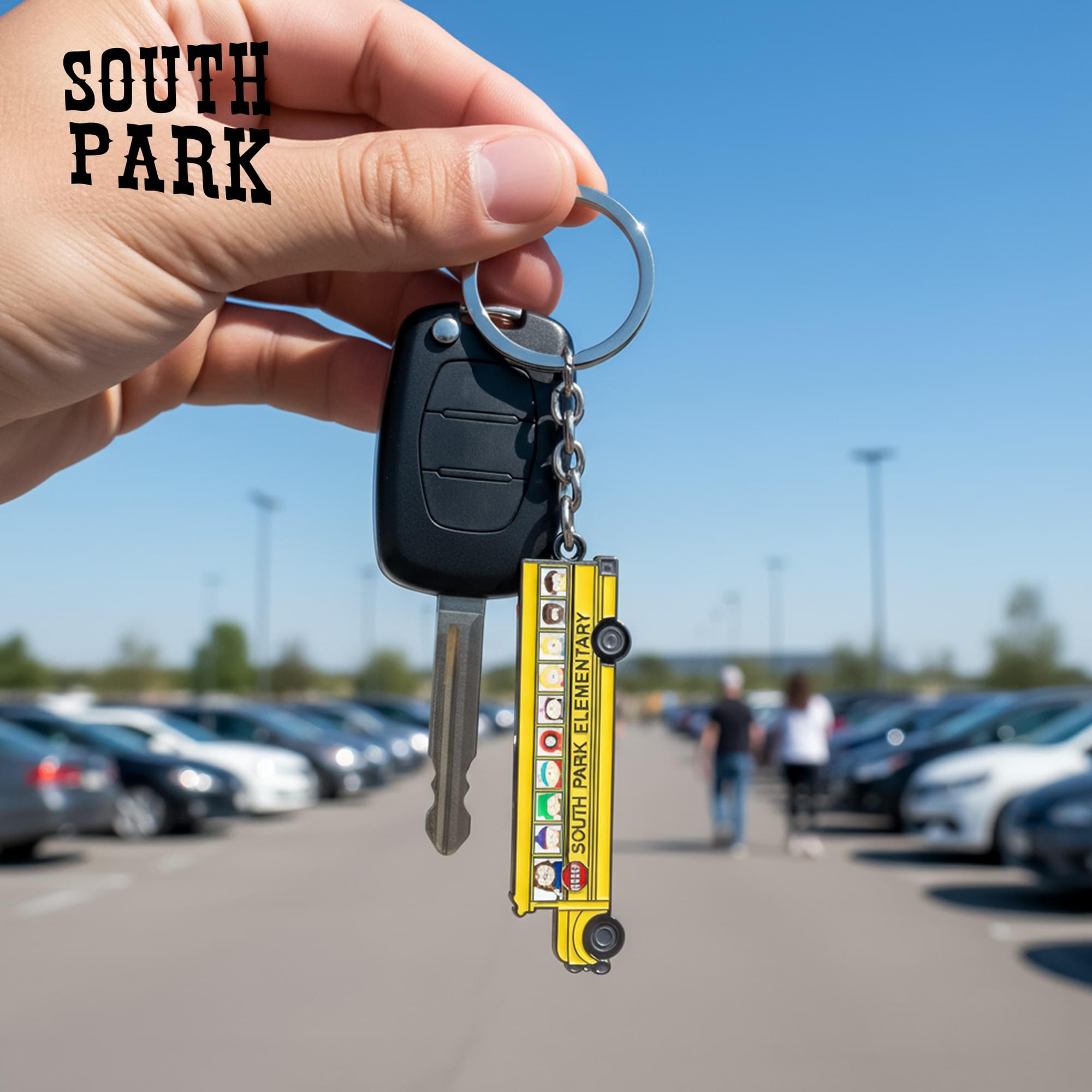 South Park School Bus Limited Edition Enamel Keychain