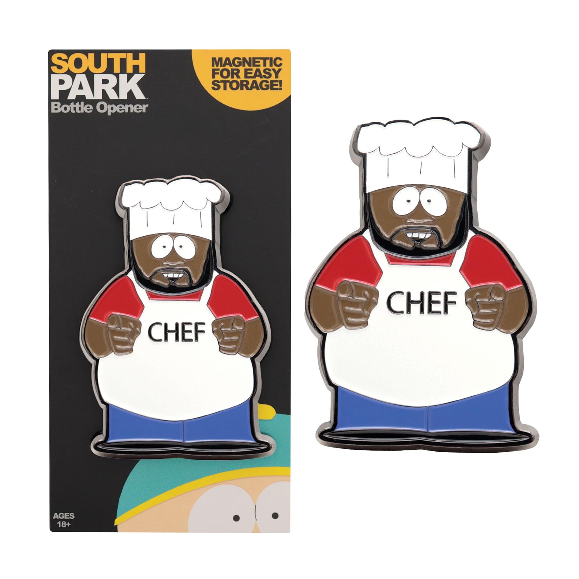 South Park Chef Magnetic Metal Bottle Opener