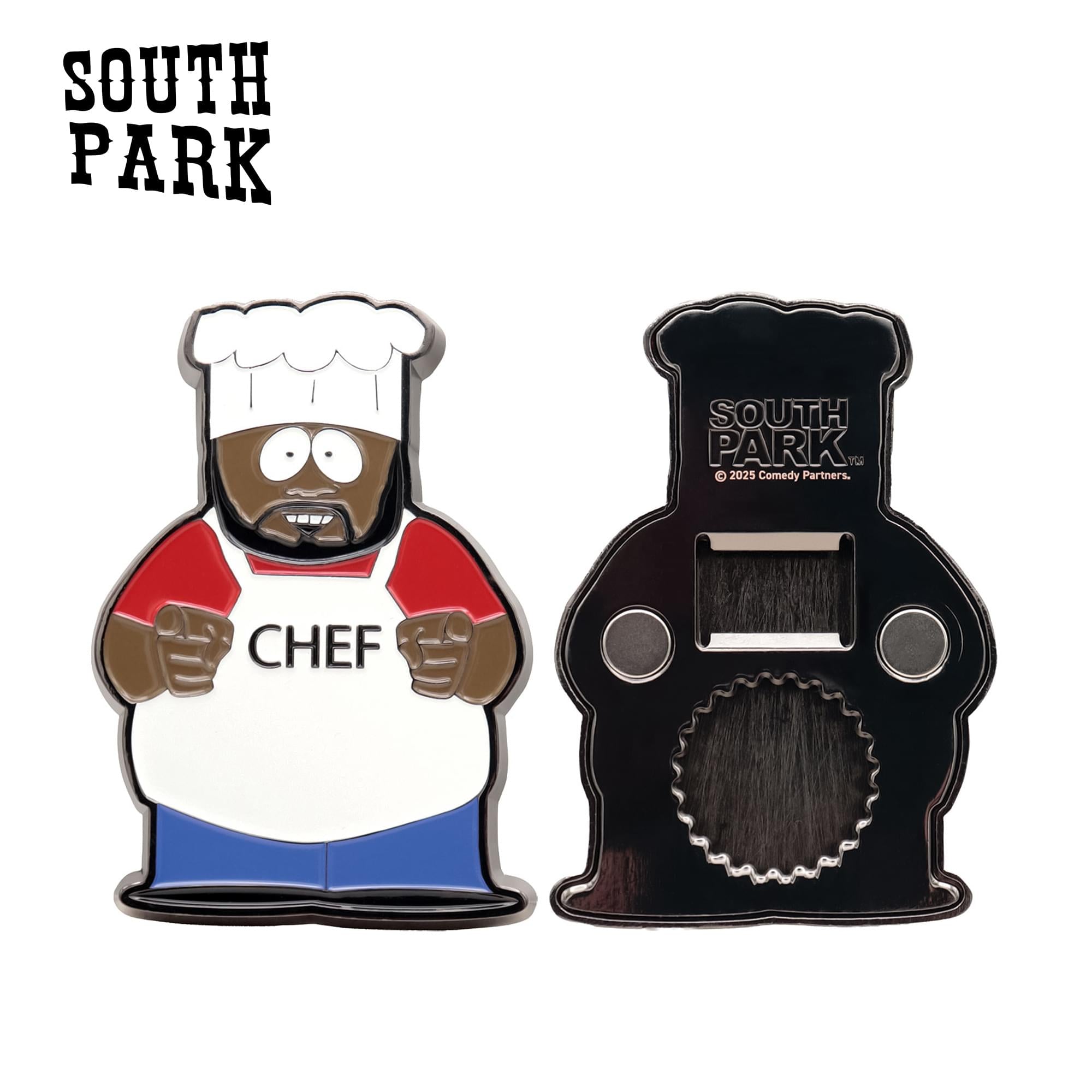 South Park Chef Magnetic Metal Bottle Opener