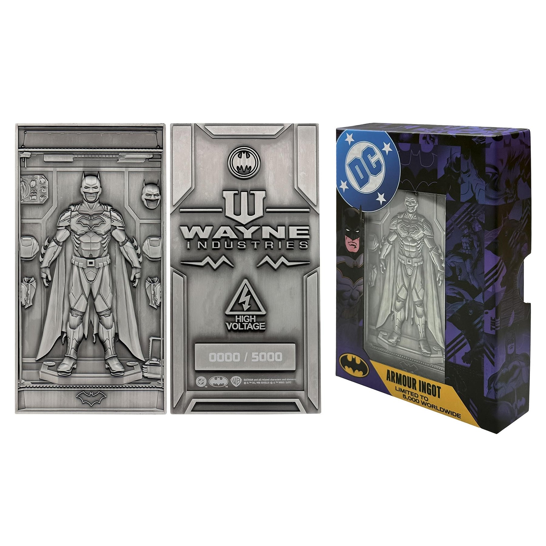 DC Comics Batman Armor Limited Edition Embossed Metal Ingot