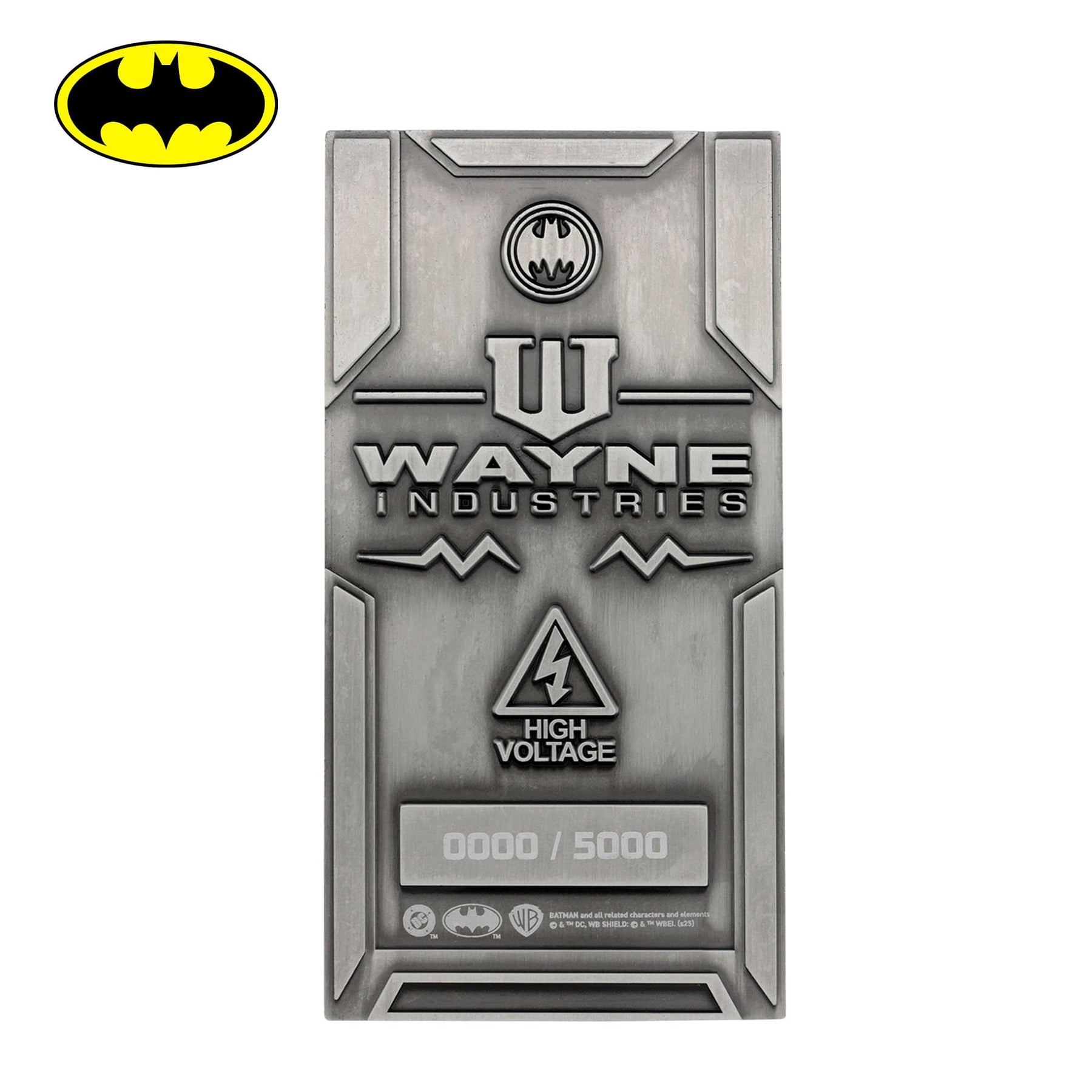 DC Comics Batman Armor Limited Edition Embossed Metal Ingot