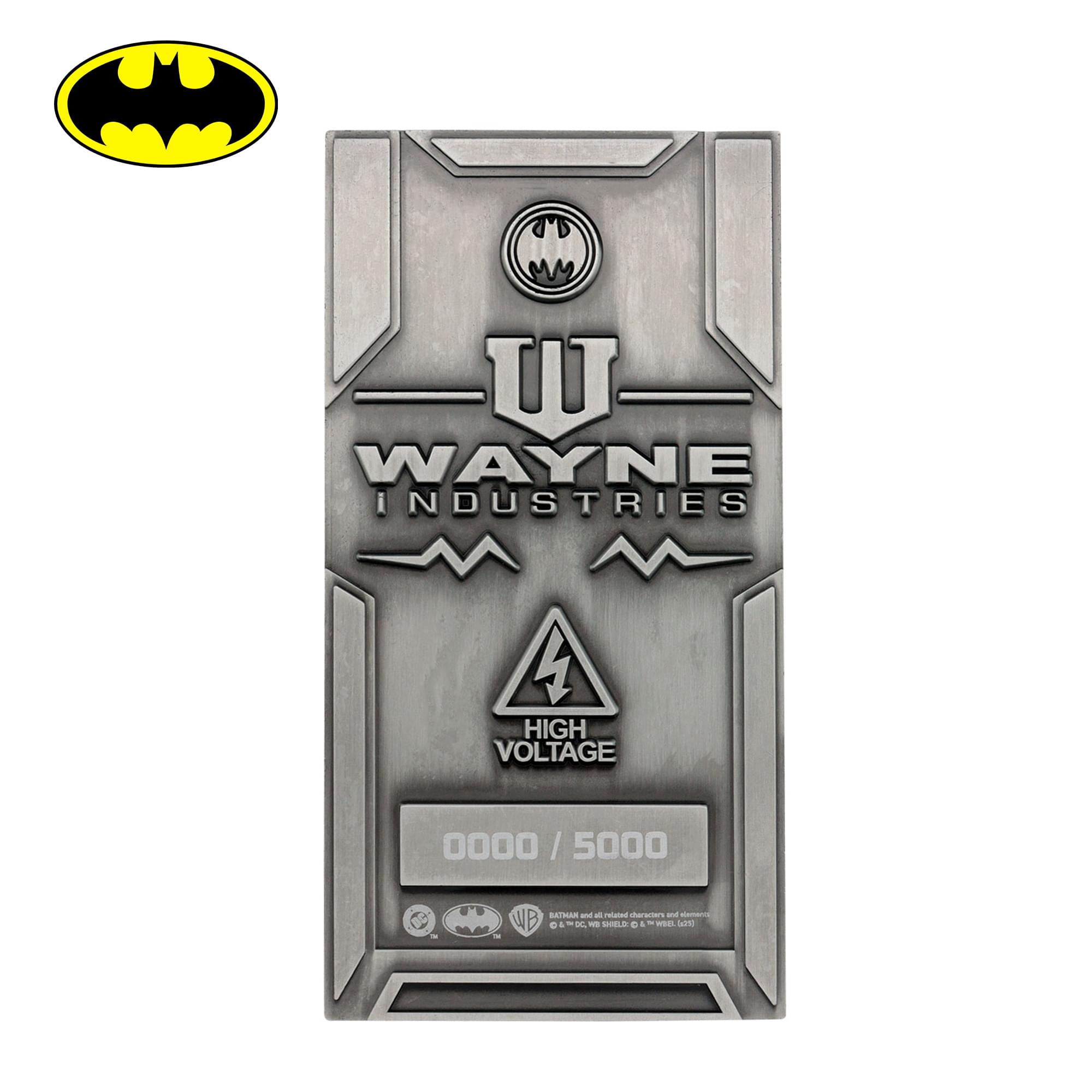 DC Comics Batman Armor Limited Edition Embossed Metal Ingot