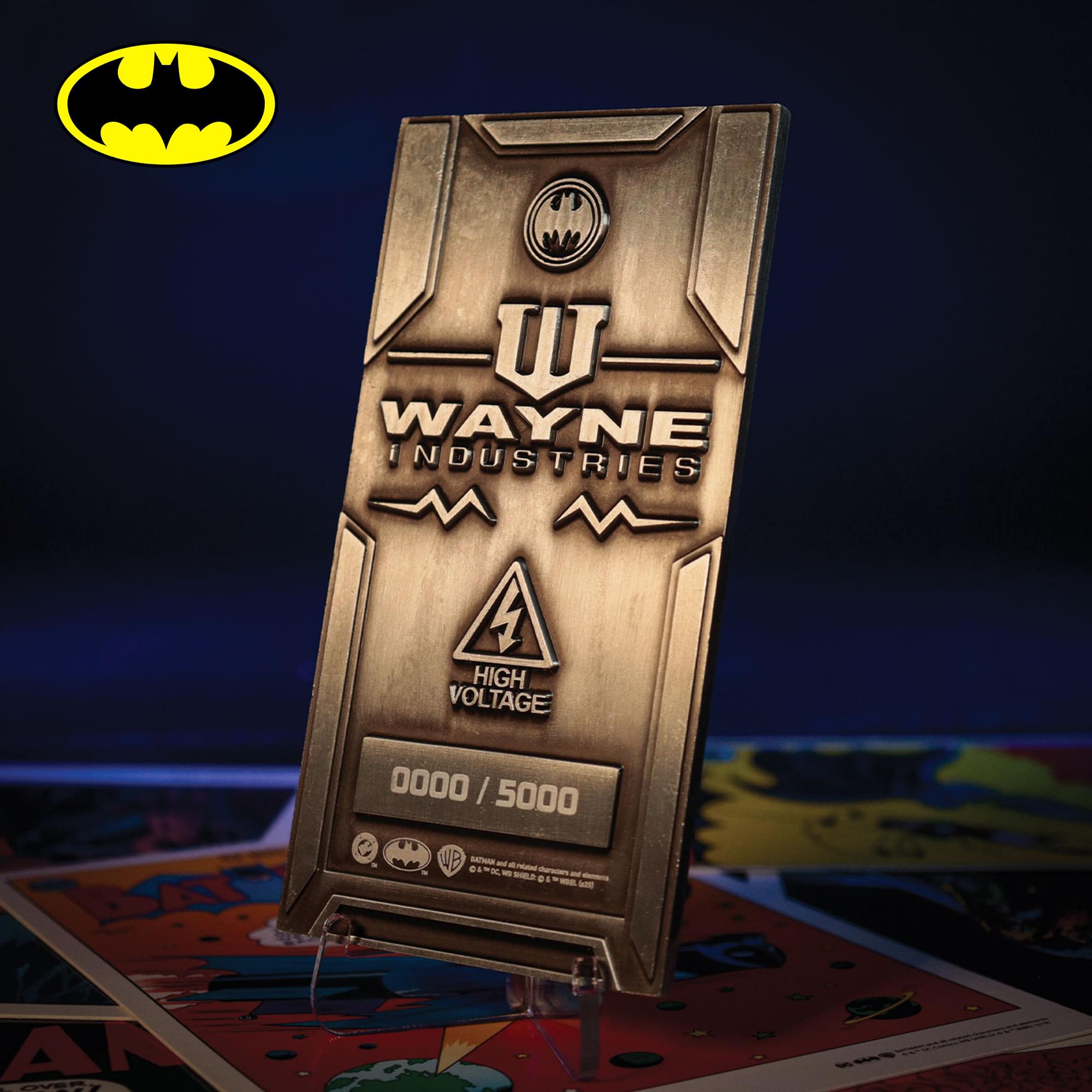 DC Comics Batman Armor Limited Edition Embossed Metal Ingot
